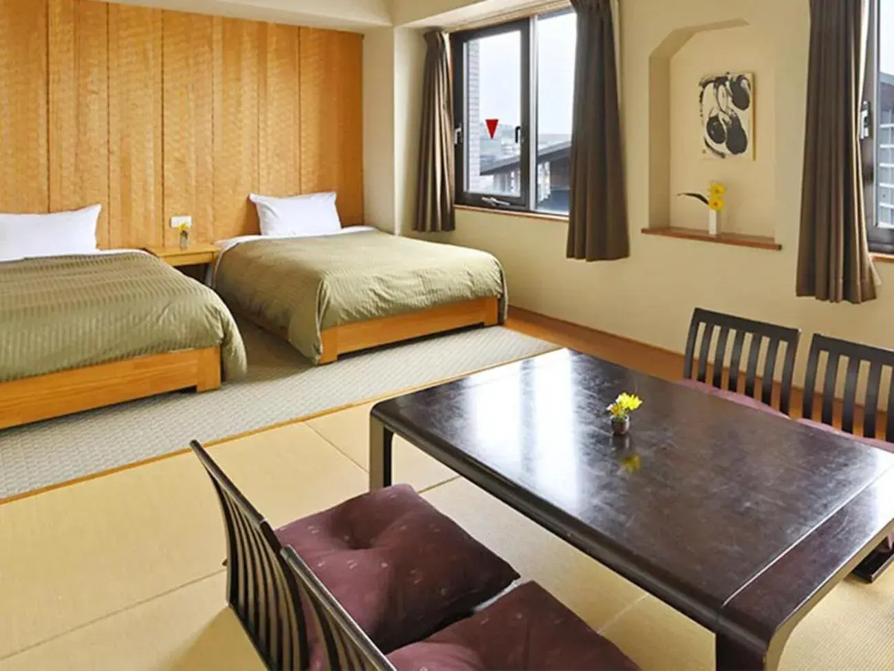 Quadruple Room with Sea View in Miyajima Coral Hotel Quadruple Room with Sea View in Miyajima Coral Hotel