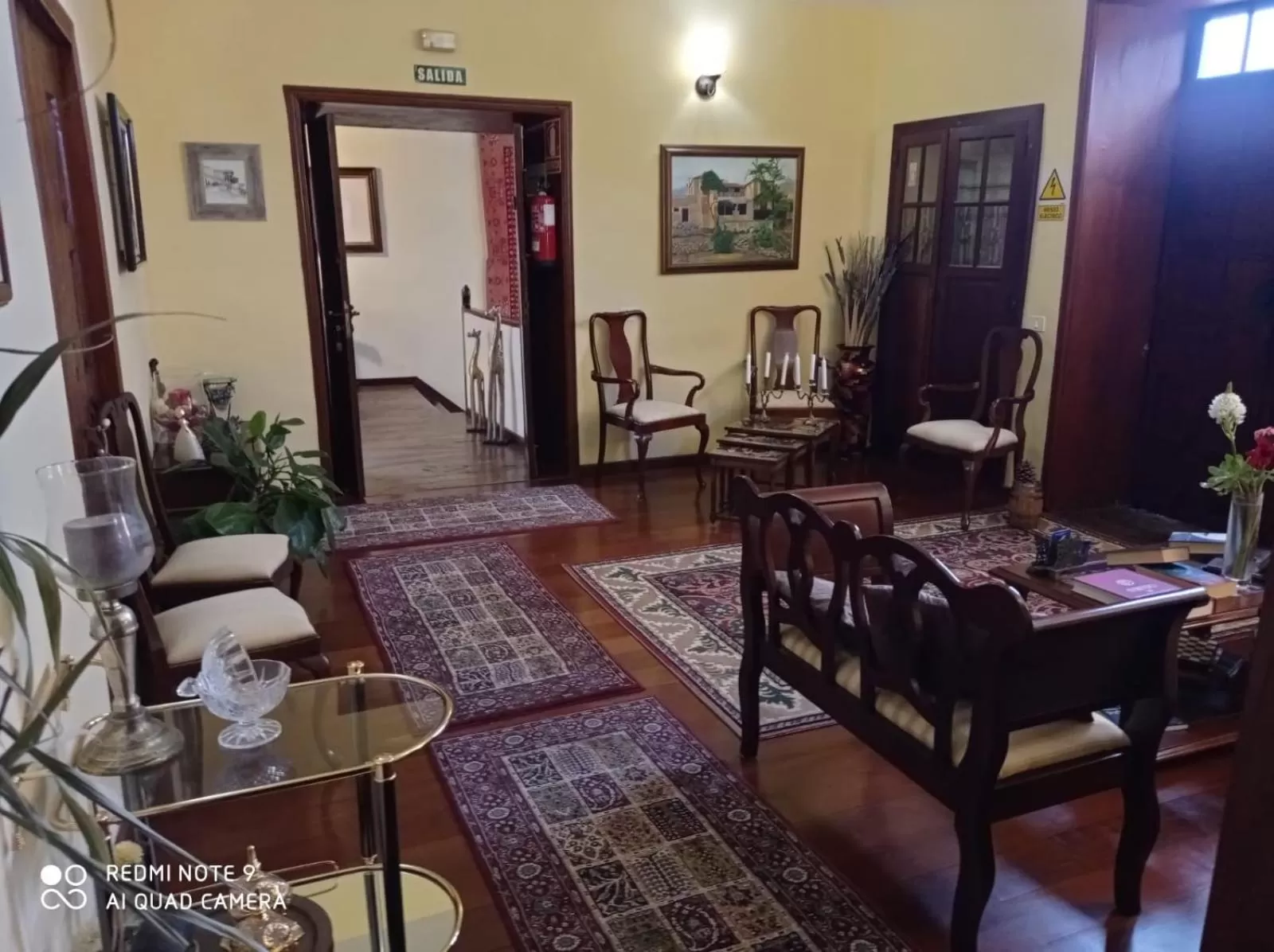 Living room in Hotel Rural La Raya 1866