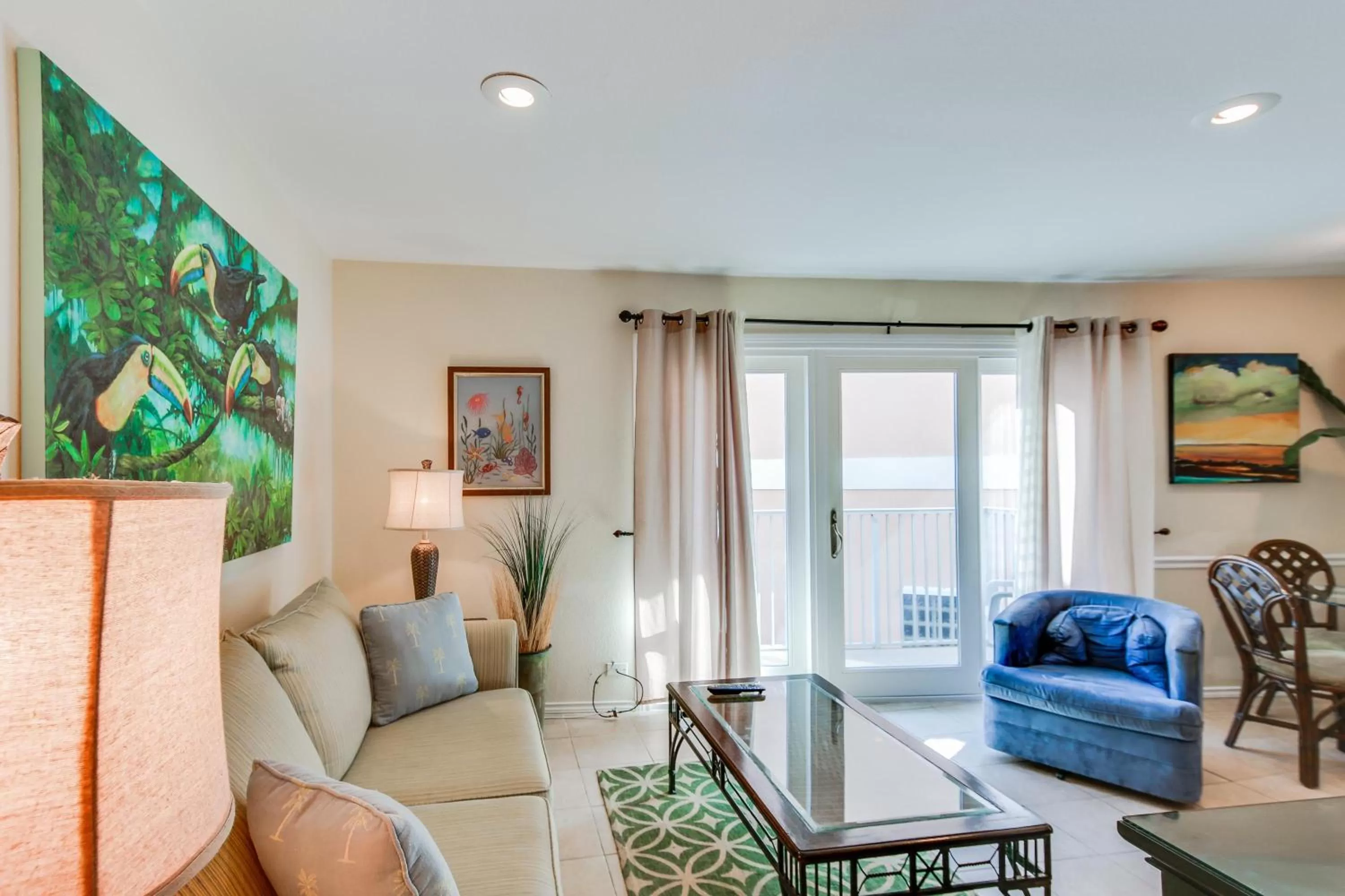 Living room, Seating Area in La Internacional Condominiums #210