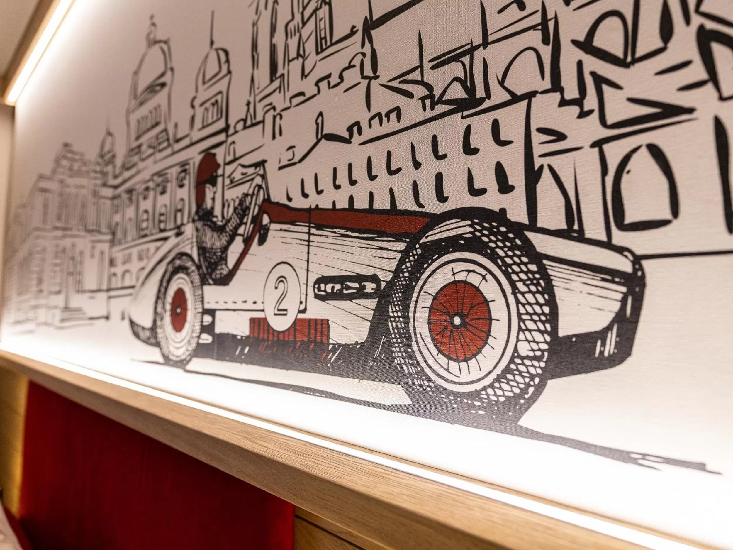 Decorative detail in Los Lorentes Hotel Bern City