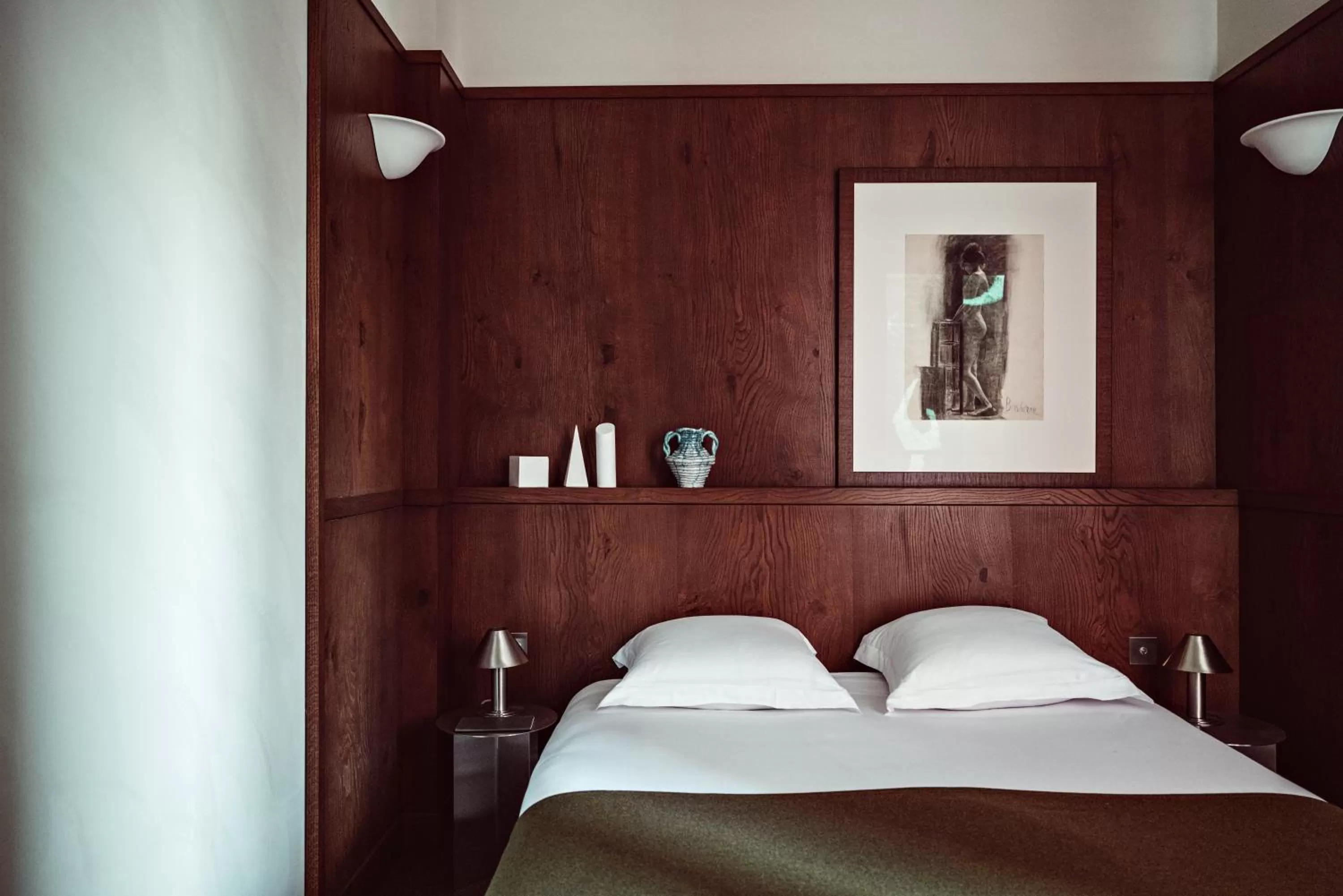 Bedroom, Bed in Hotel des Académies et des Arts