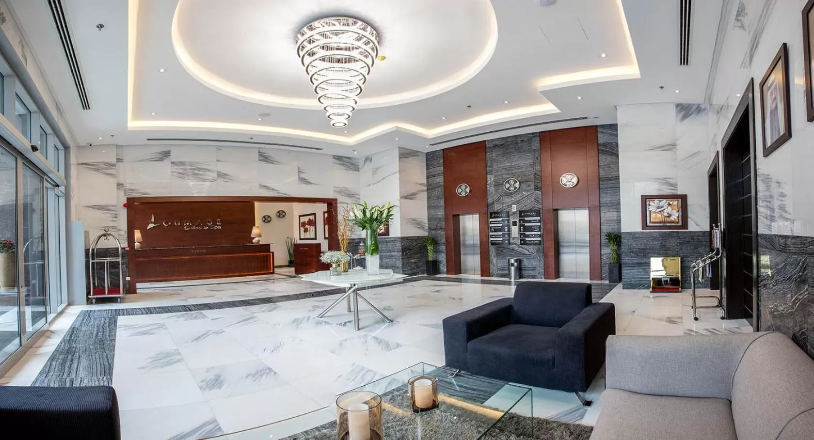 Lobby or reception in Loumage S Suites and Spa