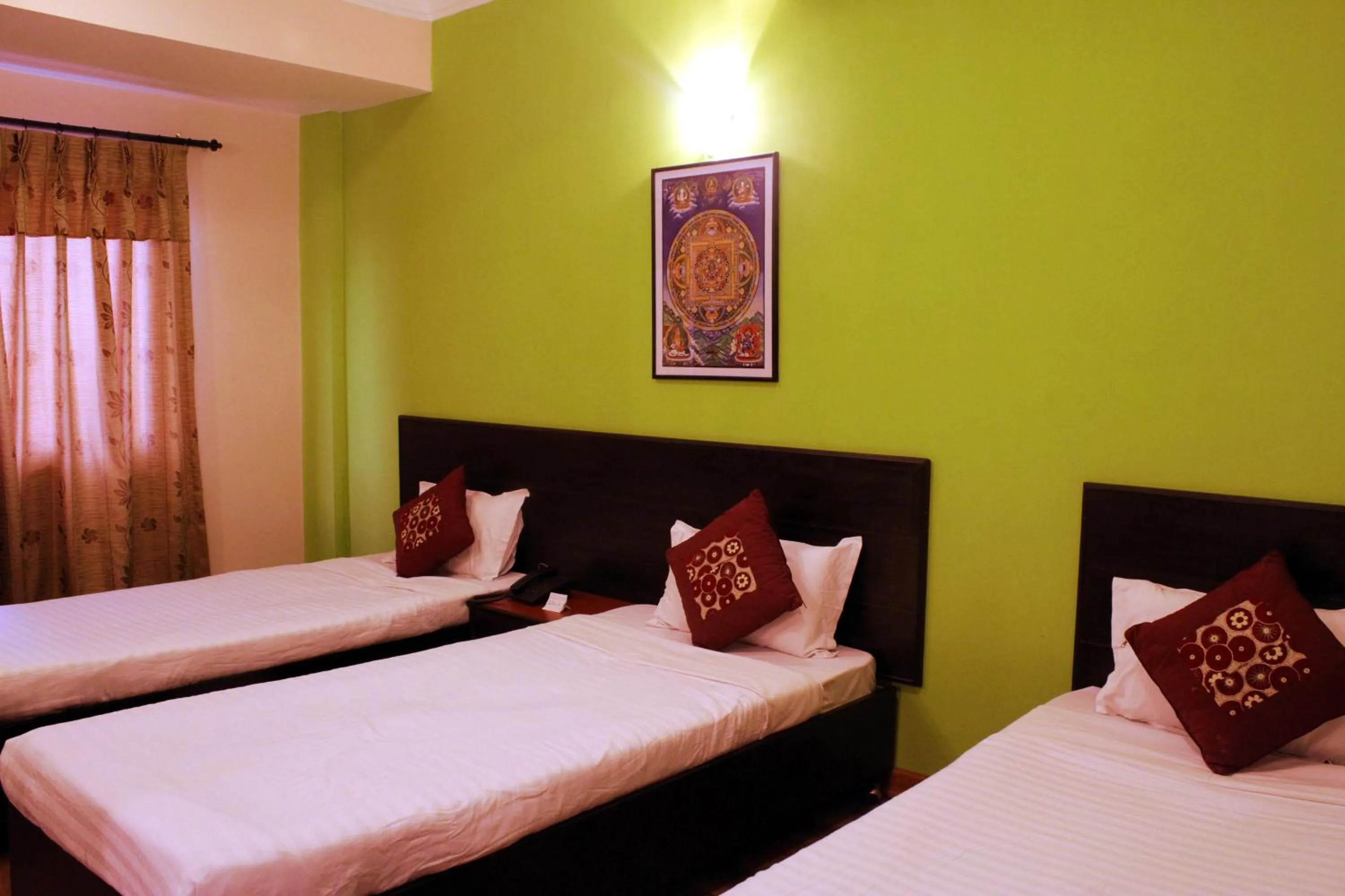 Bed in Cascade Hotel Kathmandu