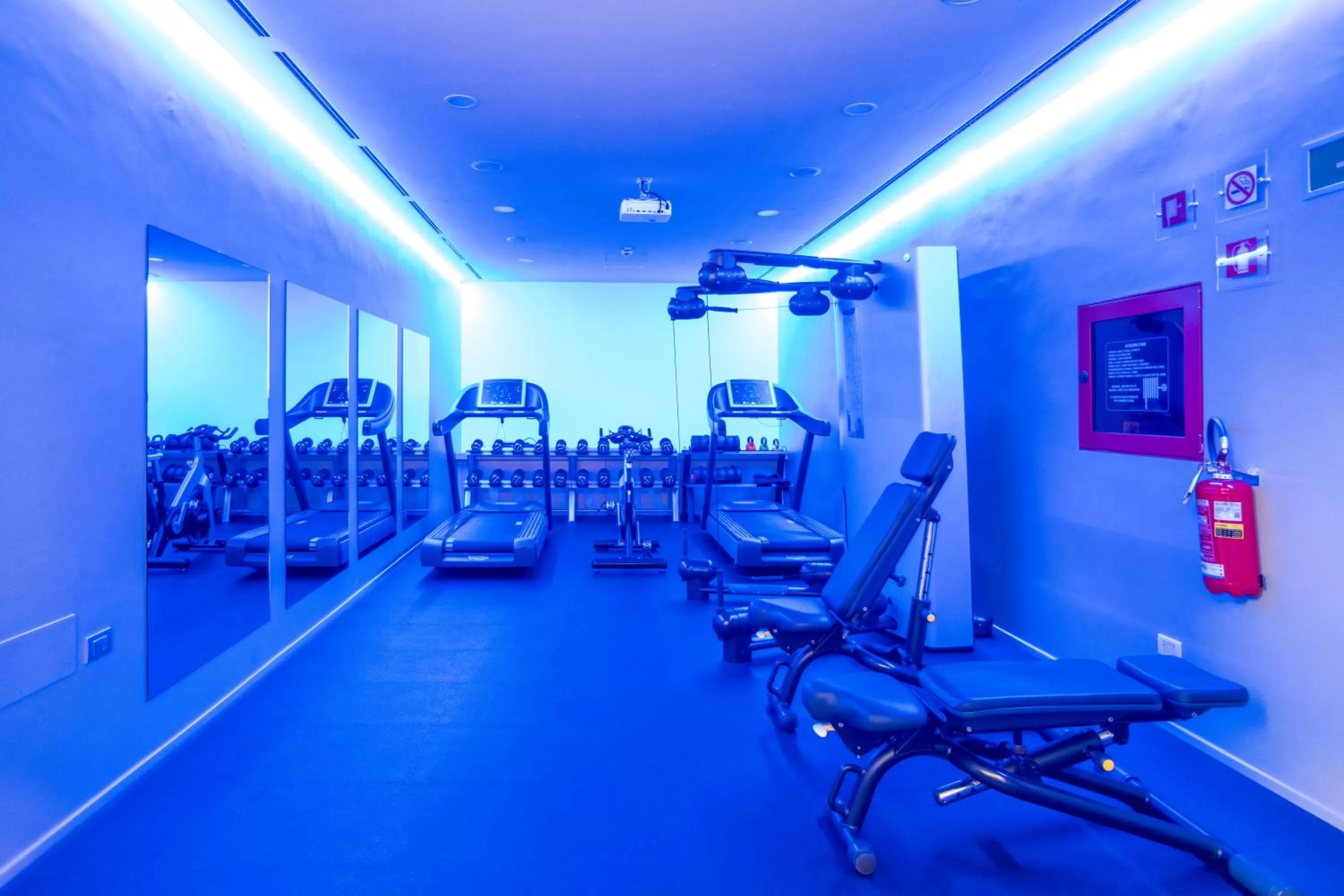 Fitness centre/facilities in Hotel Casa Poli