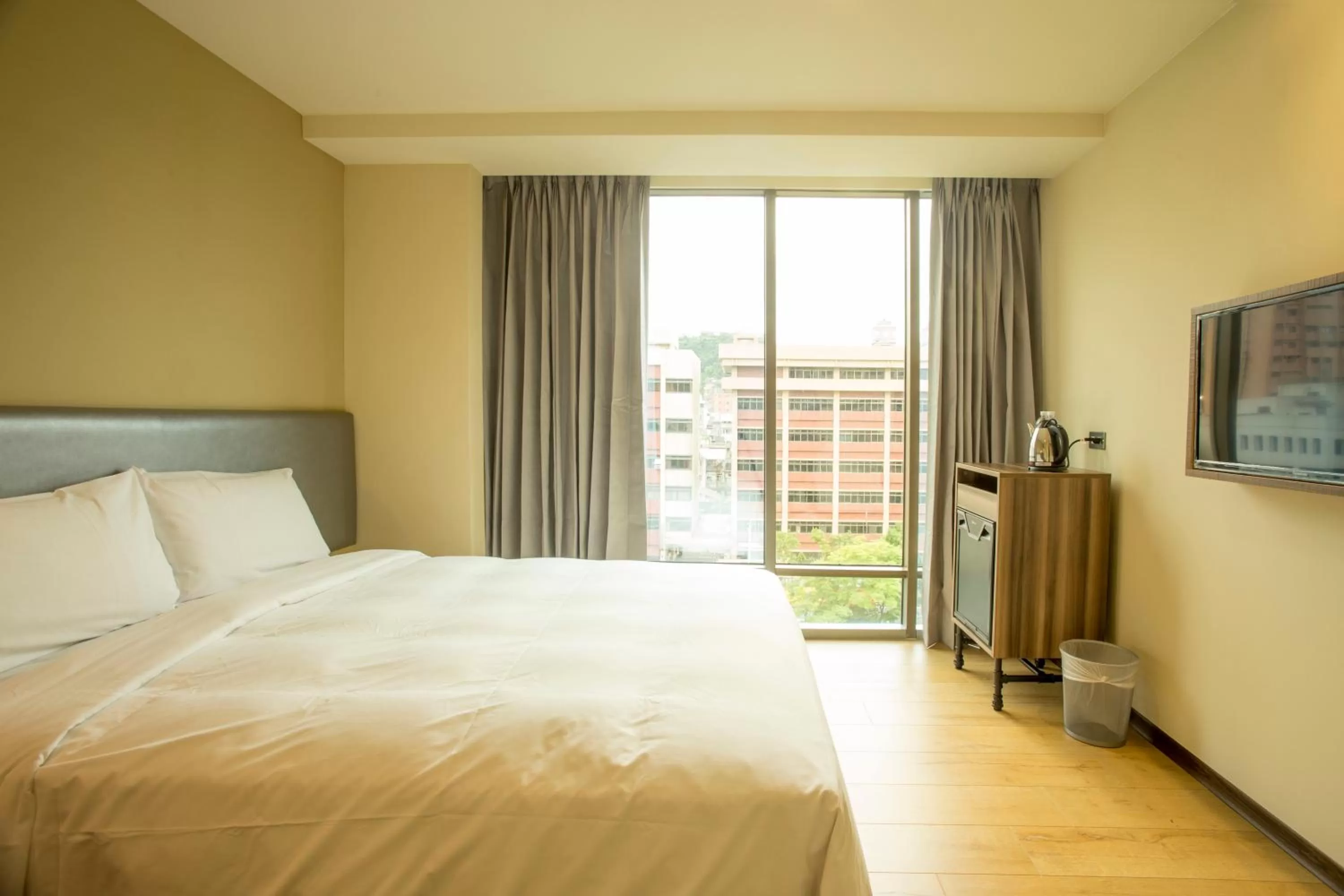 Bedroom, Bed in Just Live Inn-Keelung