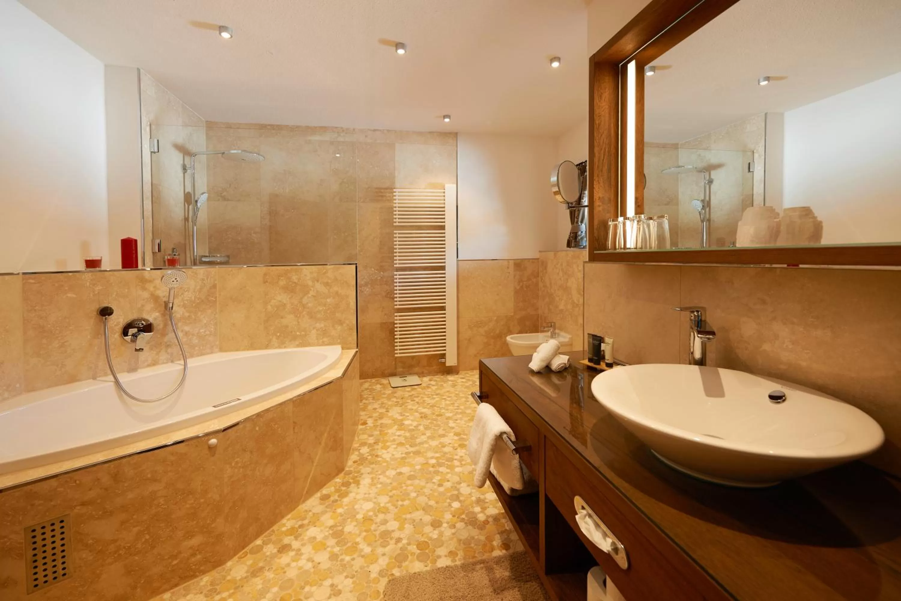 Bathroom in Boutique Hotel Herzhof - Garni-Appartements - Adults Only