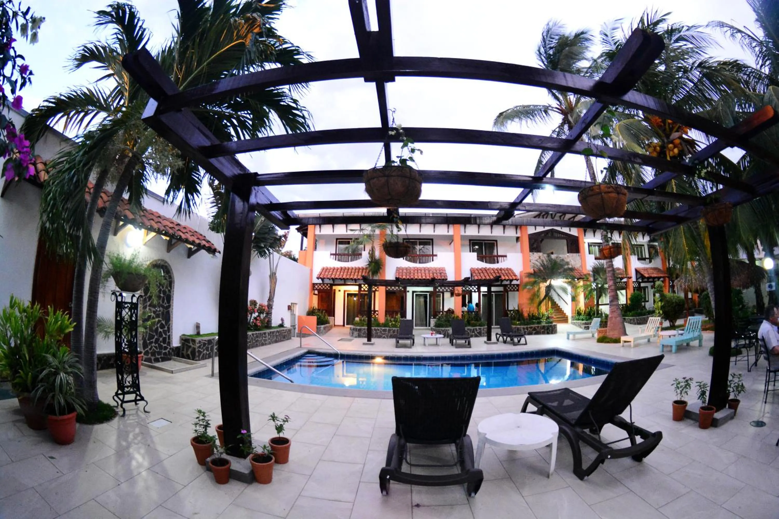 Patio in Hotel Europeo