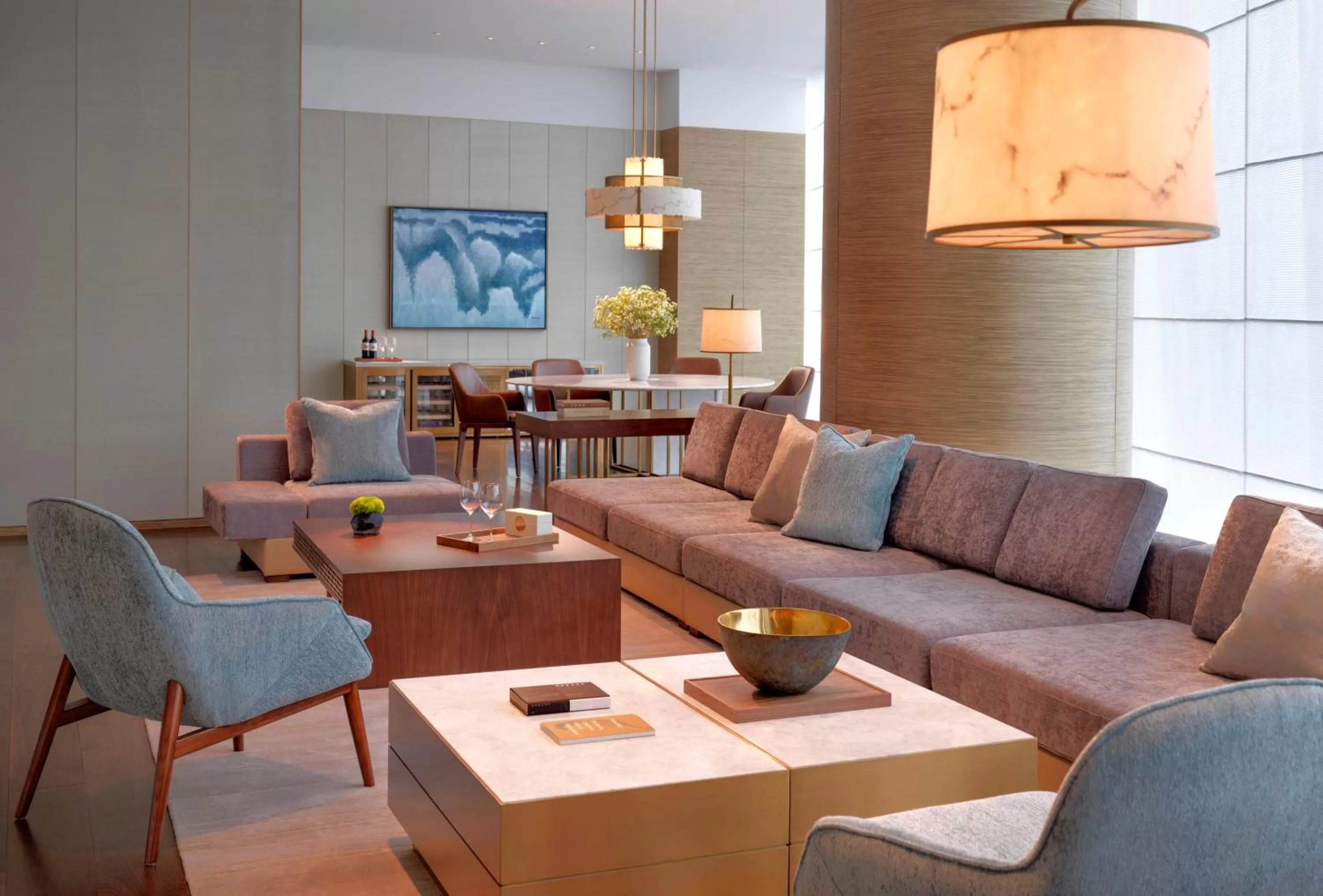 Living room in Hyatt Regency Zhenjiang