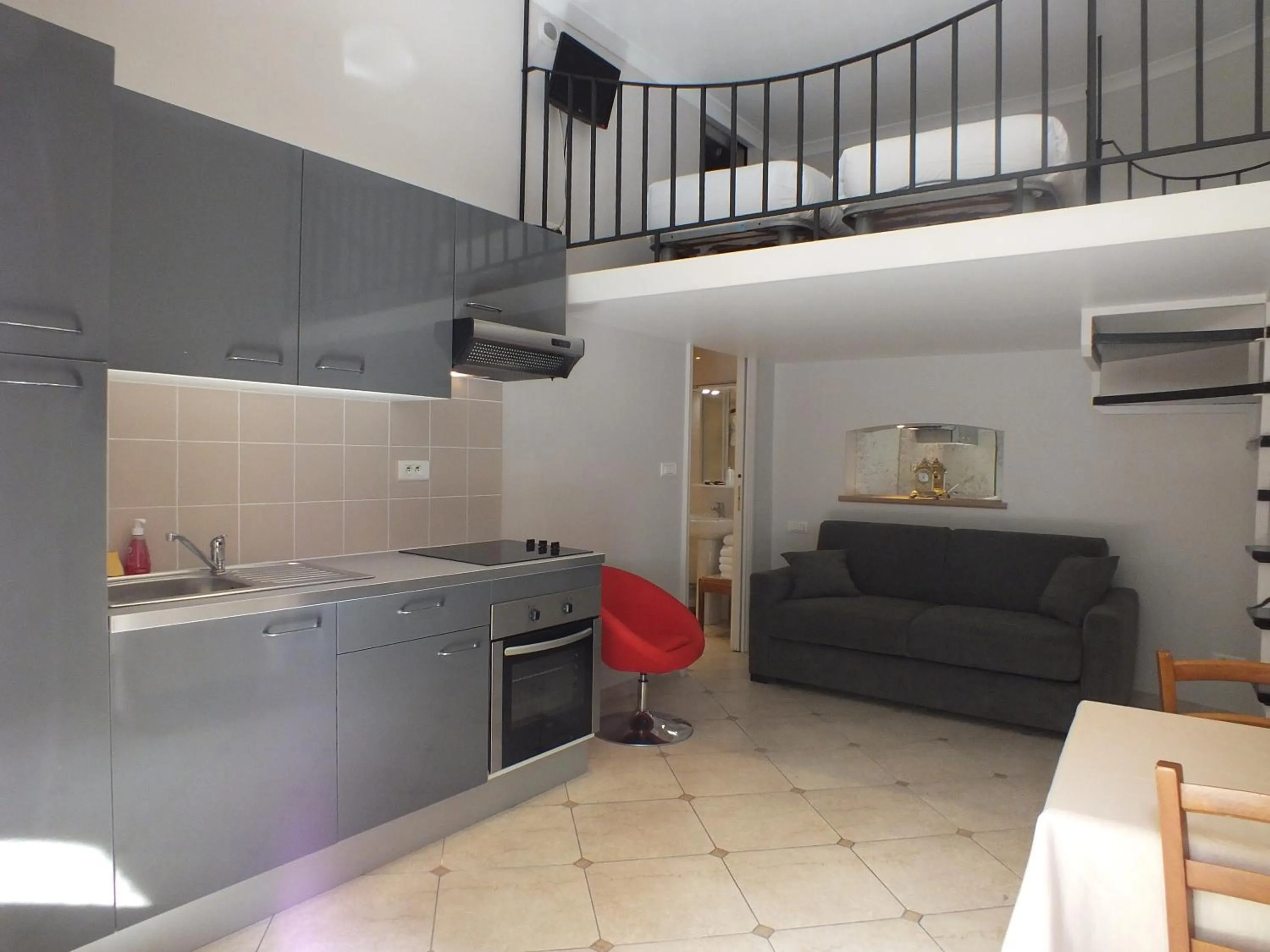 Kitchen or kitchenette in Hotel Paganini