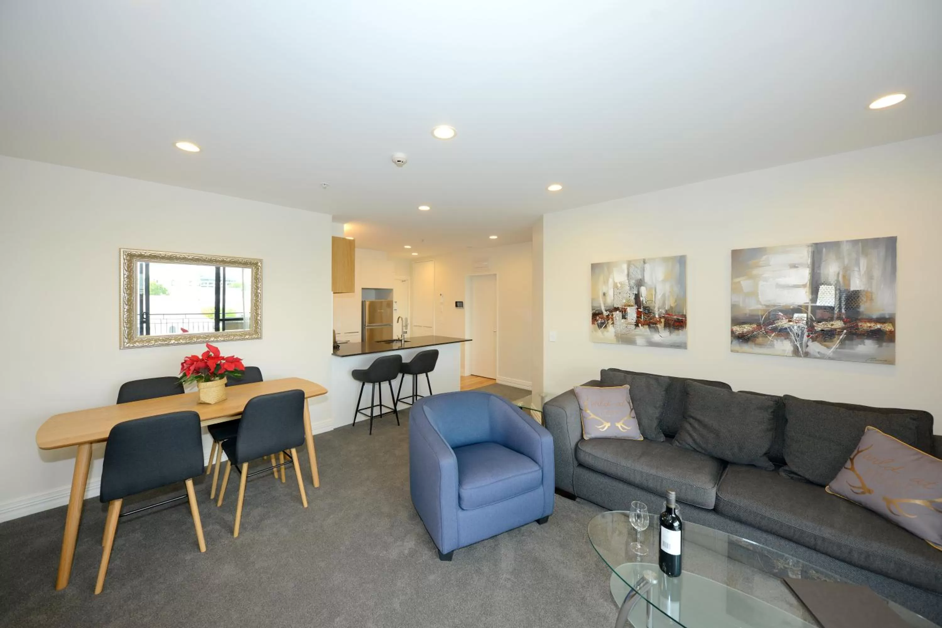 Living room in West Fitzroy Apartments