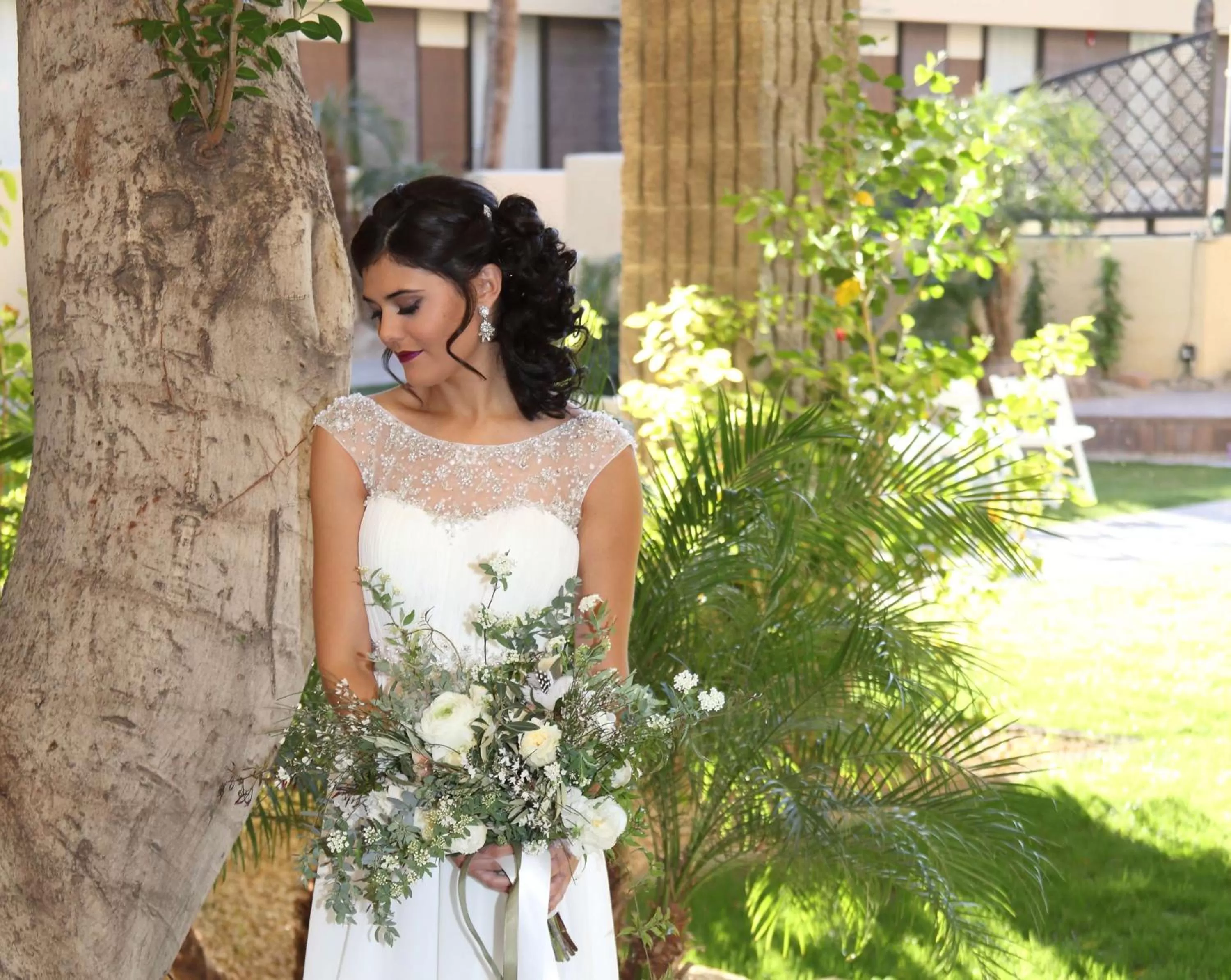 Inner courtyard view in DoubleTree by Hilton Phoenix North