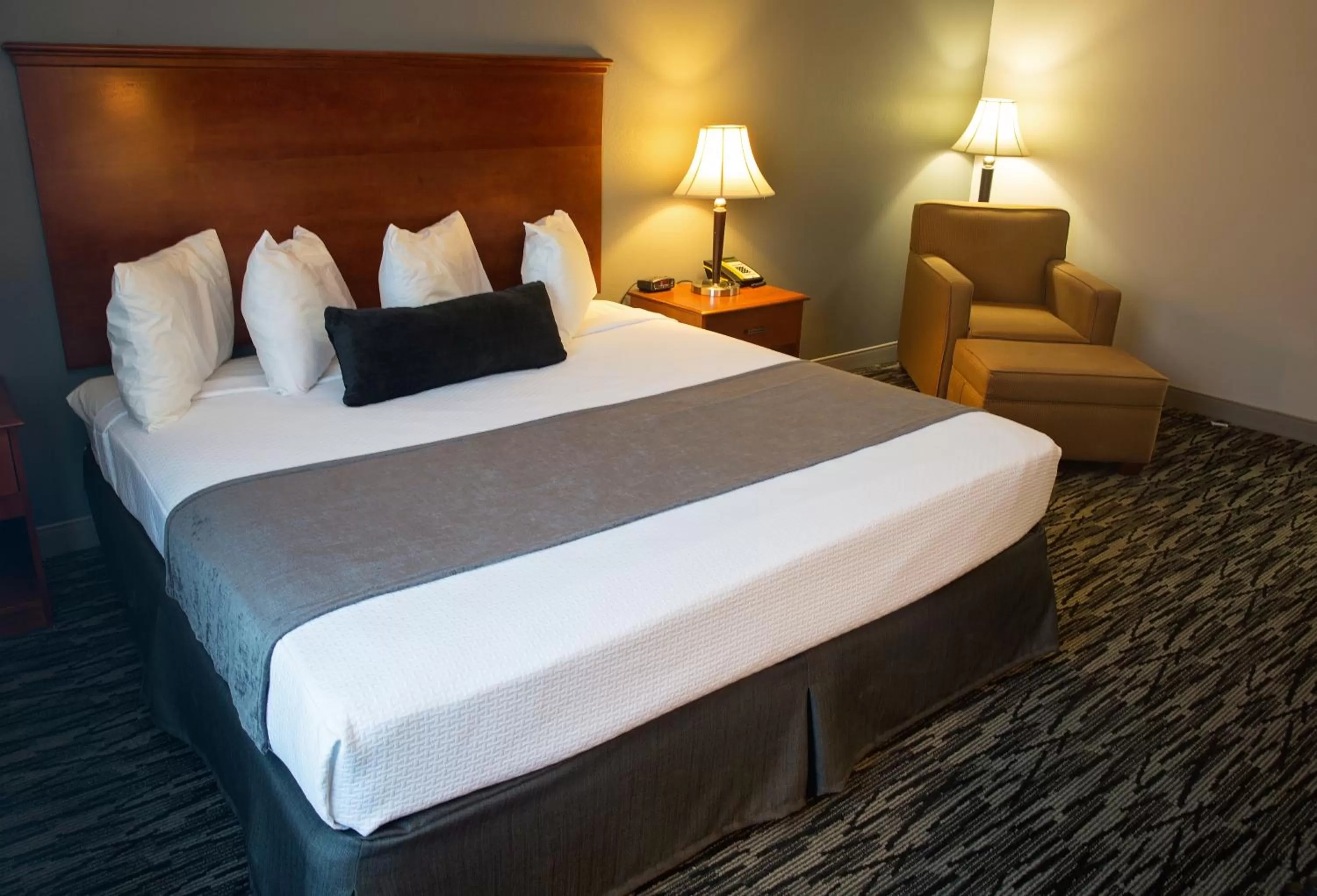 Bedroom, Bed in Parke Regency Hotel & Conf Ctr., BW Signature Collection