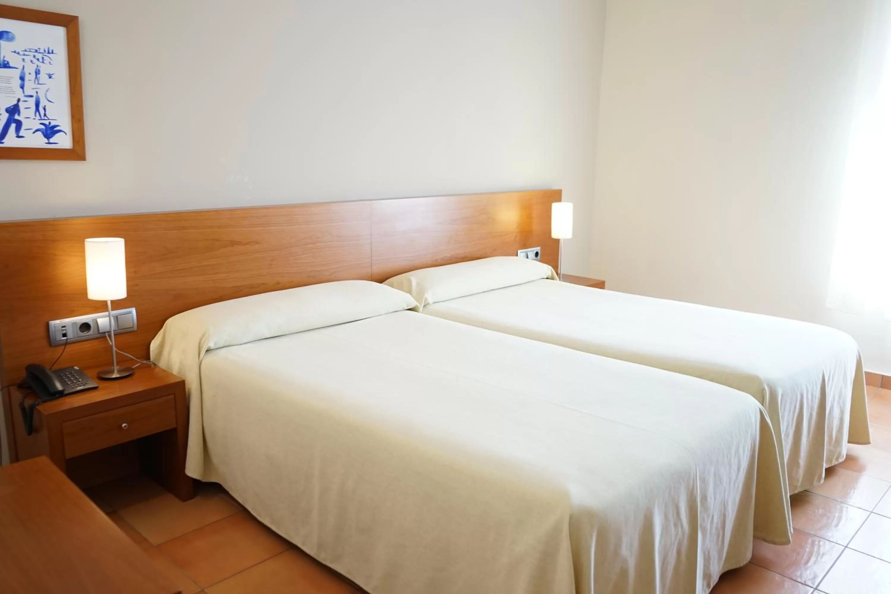 Bed in Hotel Santuari Balaguer
