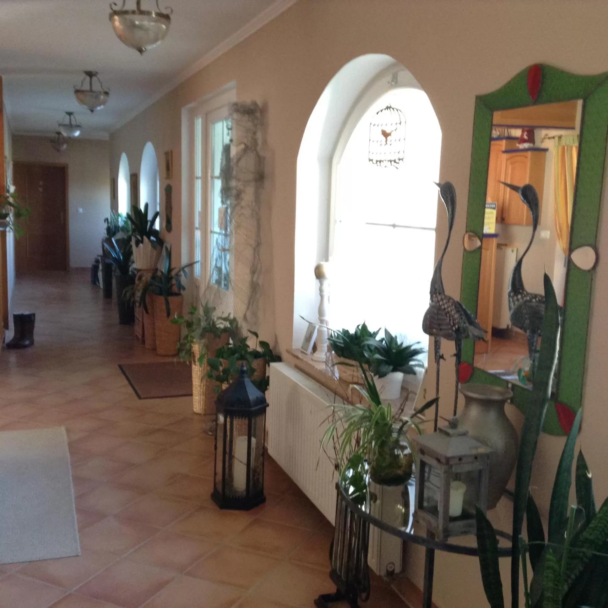 Lobby or reception in Hotel Zsida