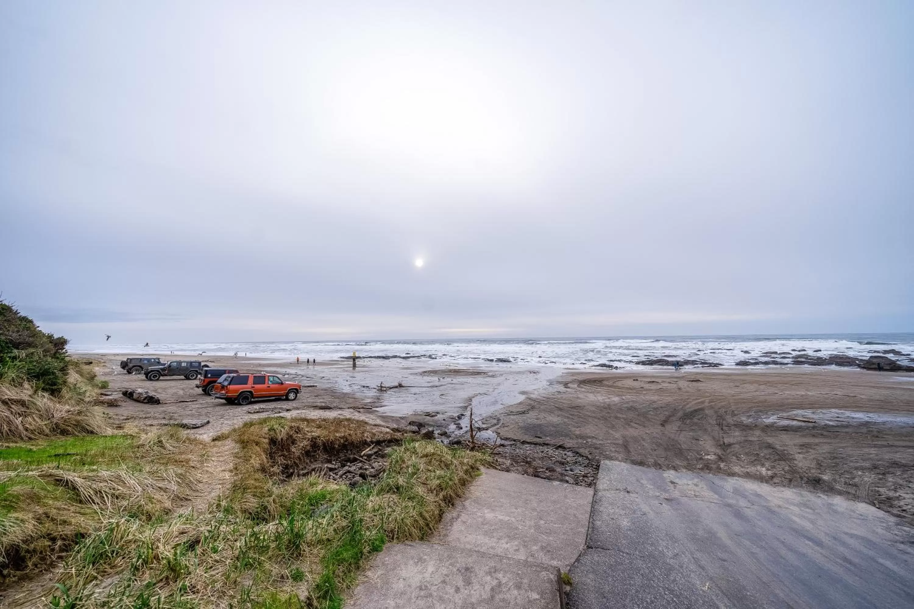 Beach in Oceanfront Contemporary
