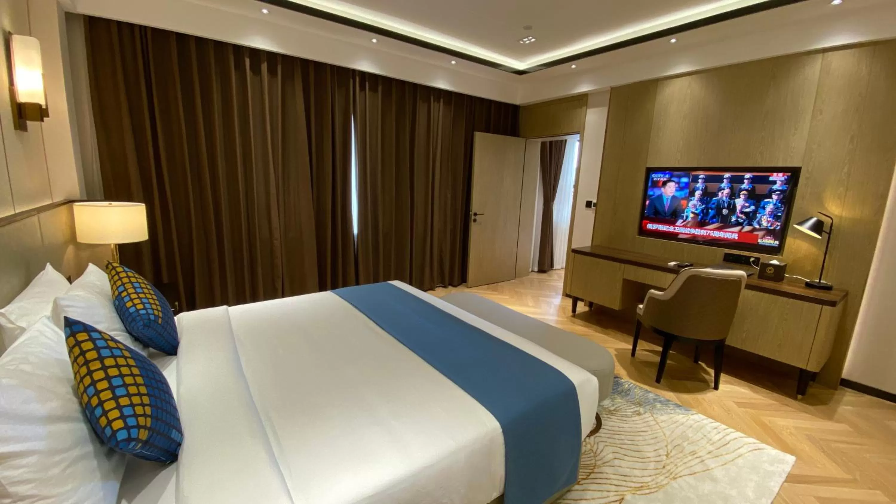 Bed in Ocean Delight Boutique Hotel 海悦精品酒店