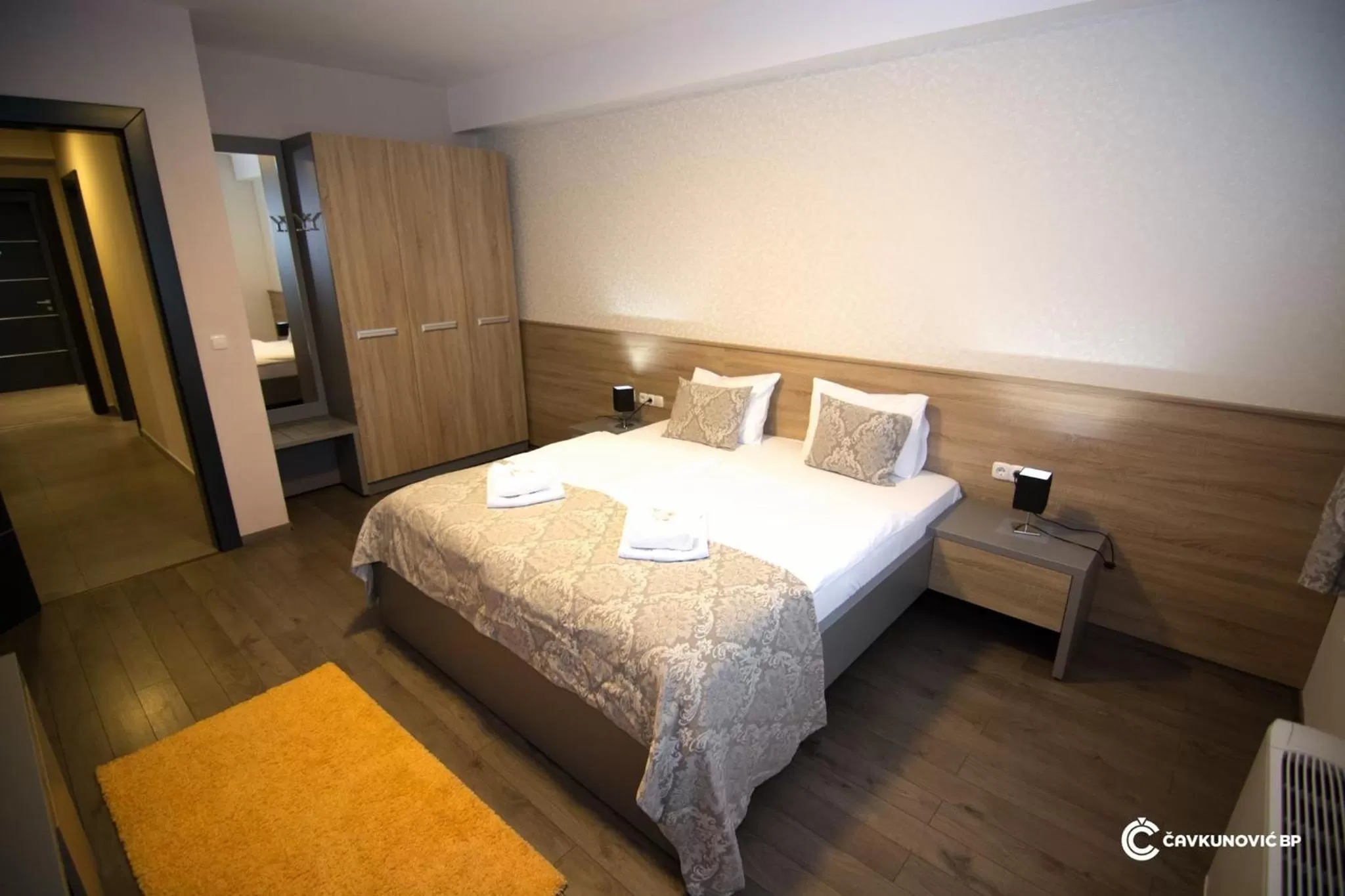 Bed in Motel Kamenica