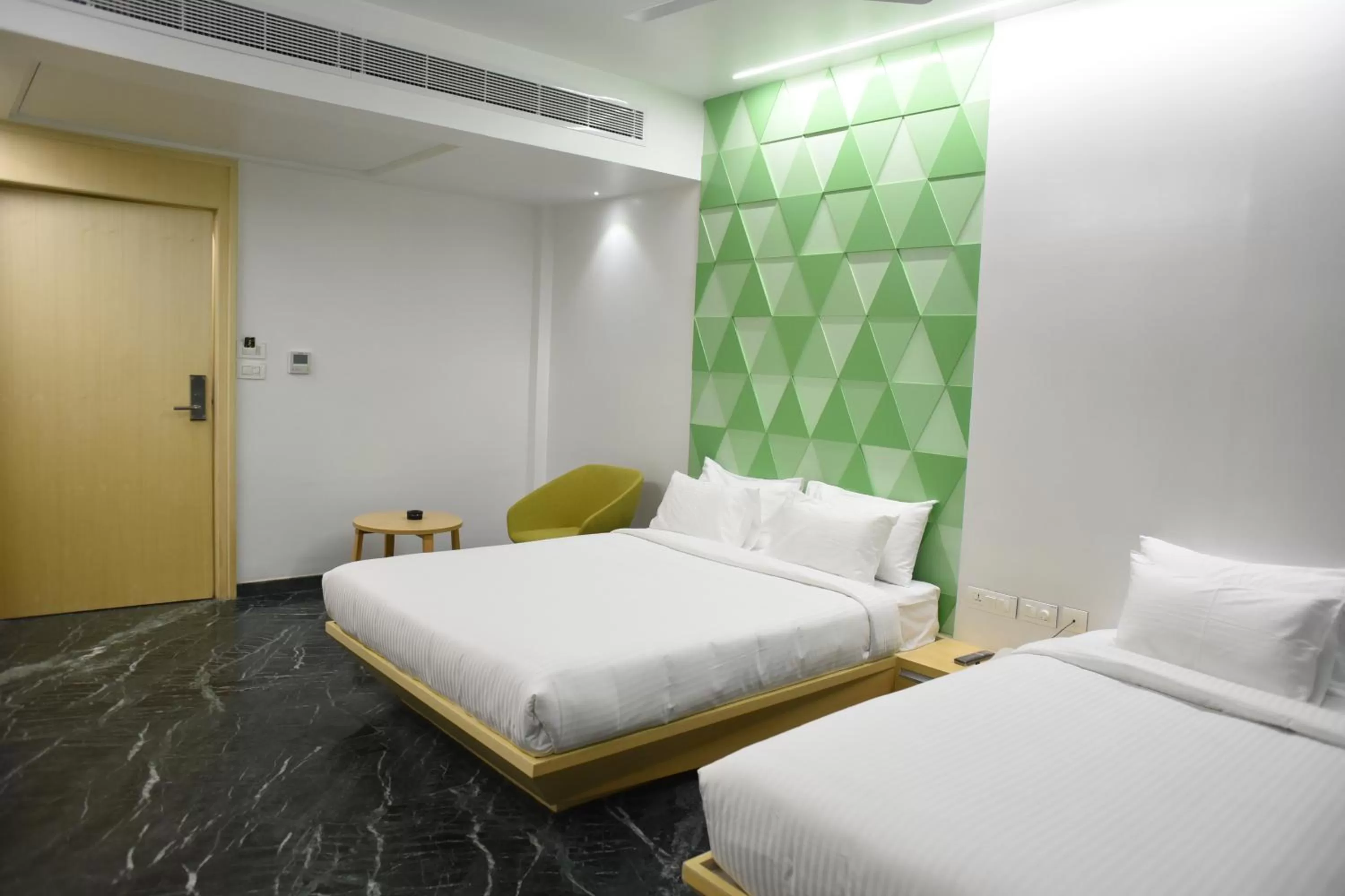 Bedroom, Bed in RATHNA RESIDENCY - Near US CONSULATE