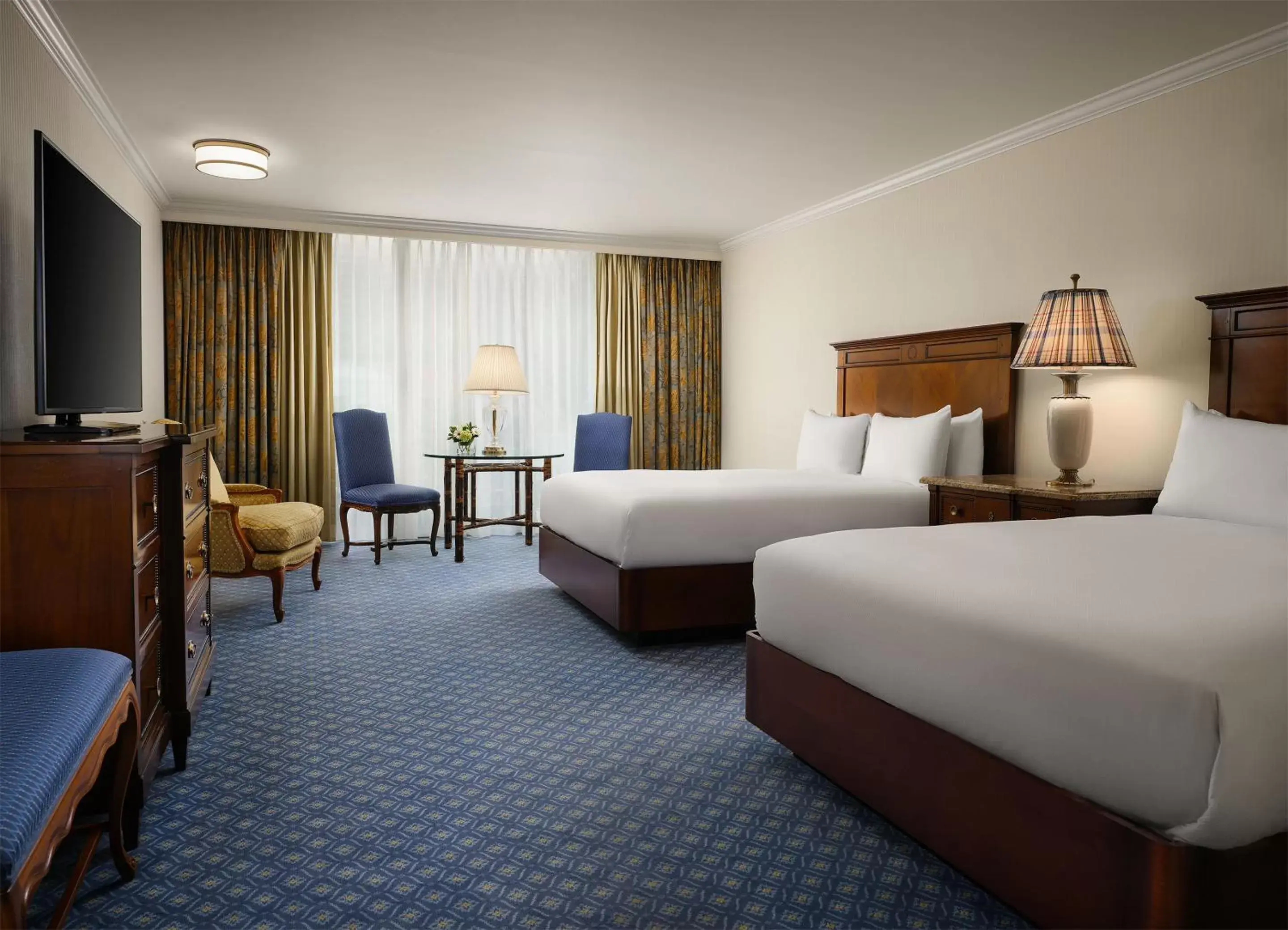 Deluxe Garden Queen Room with Two Queen Beds in Little America Hotel Salt Lake City Deluxe Garden Queen Room with Two Queen Beds in Little America Hotel Salt Lake City