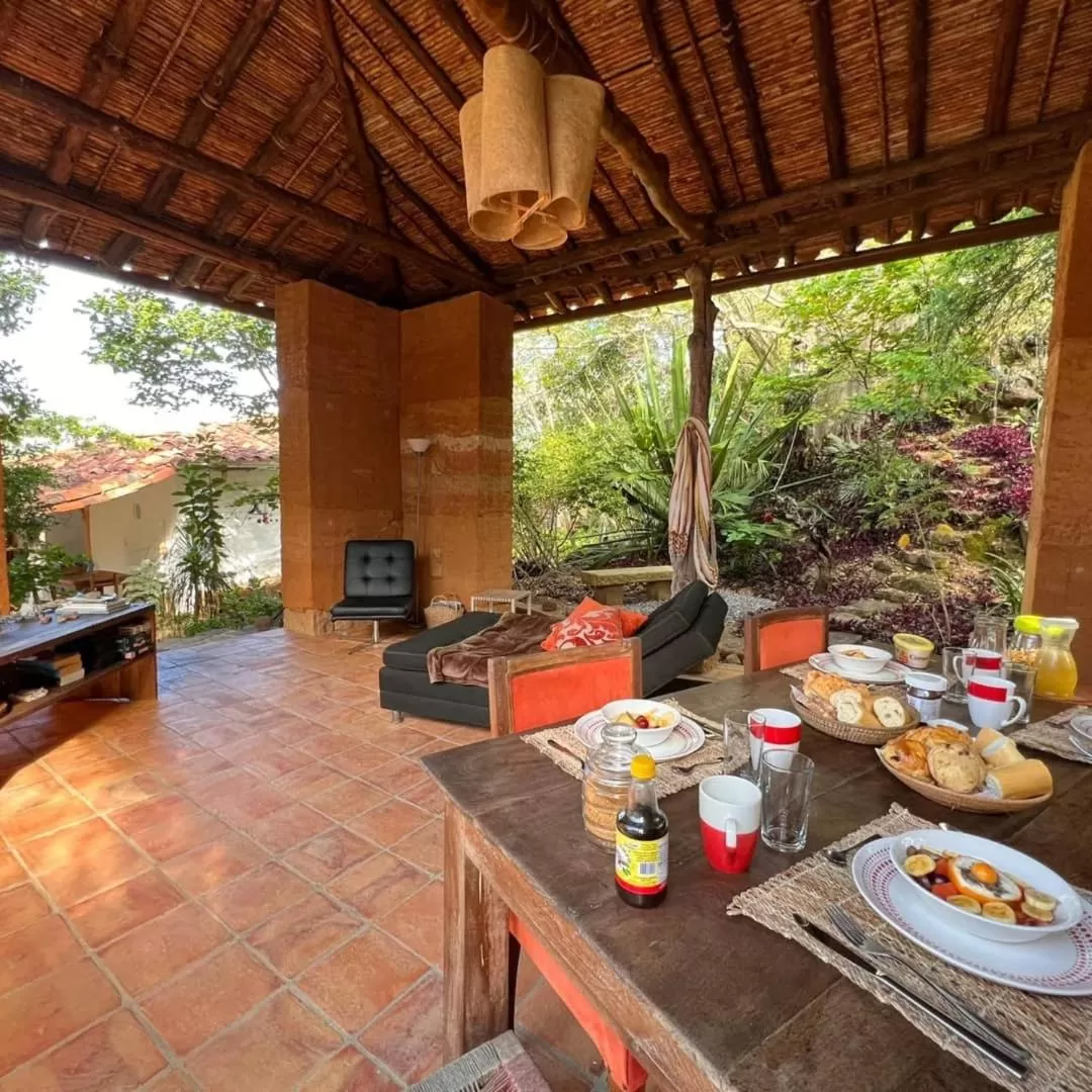 Seating area in Posada Finca San Vicente B&B