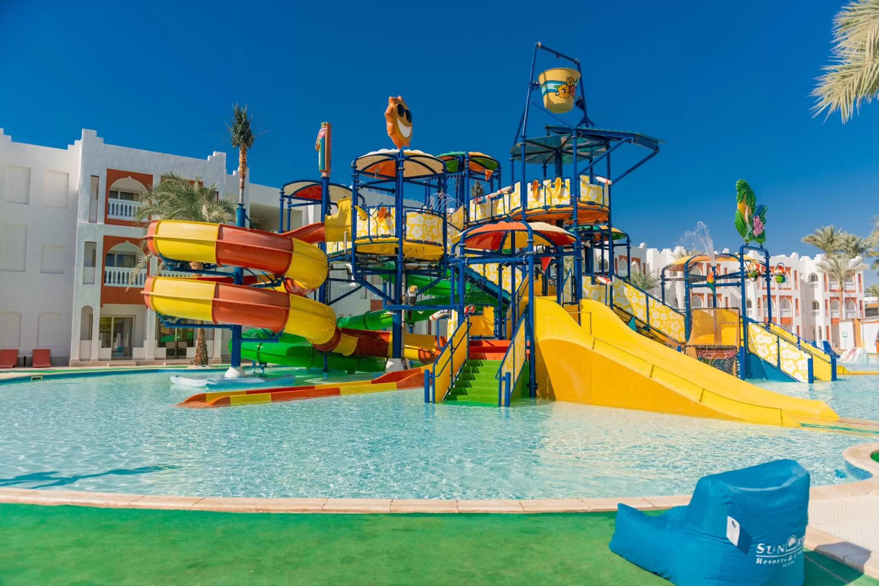 Aqua park in Sunrise Diamond Beach Resort -Grand Select
