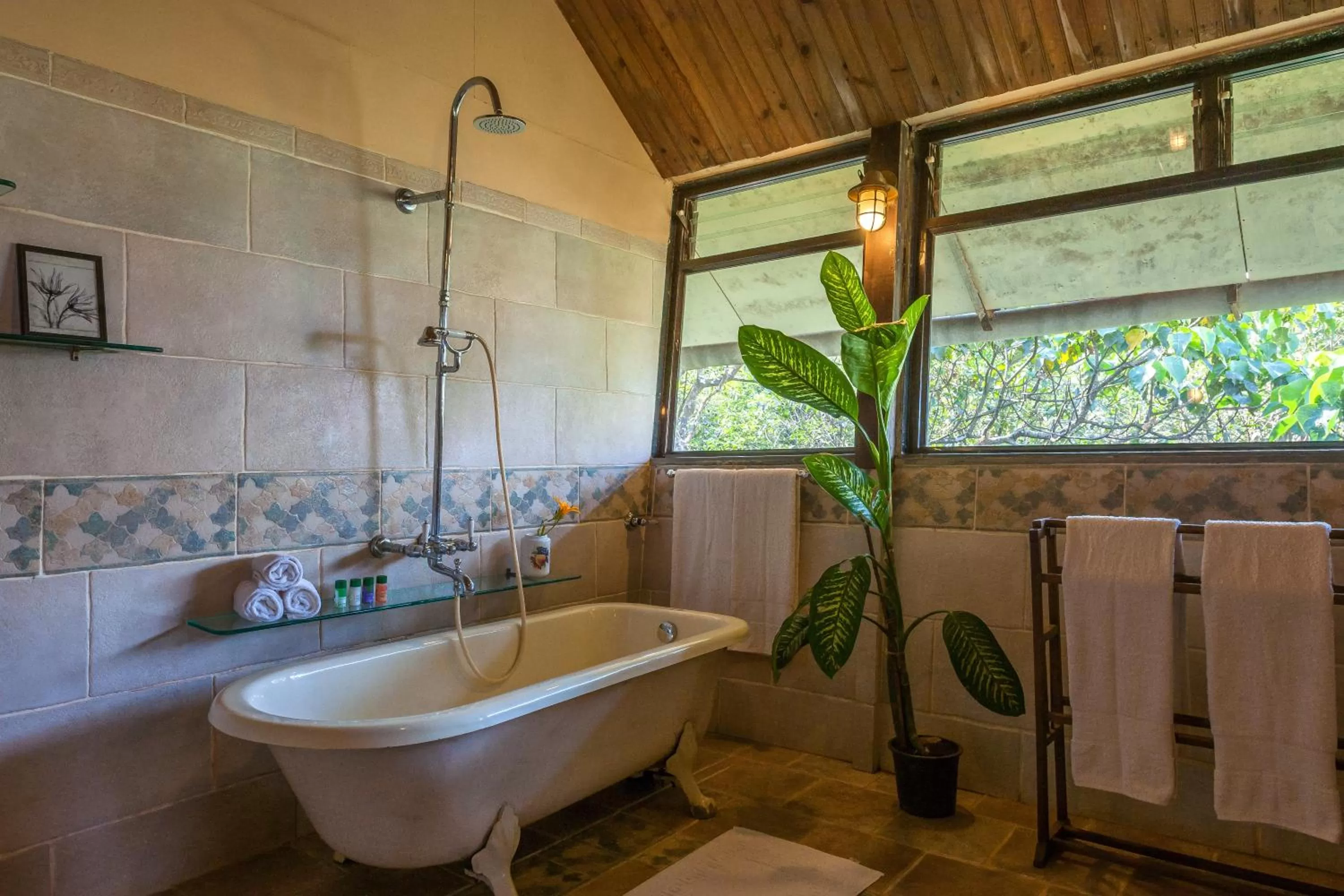 Shower in The Machan