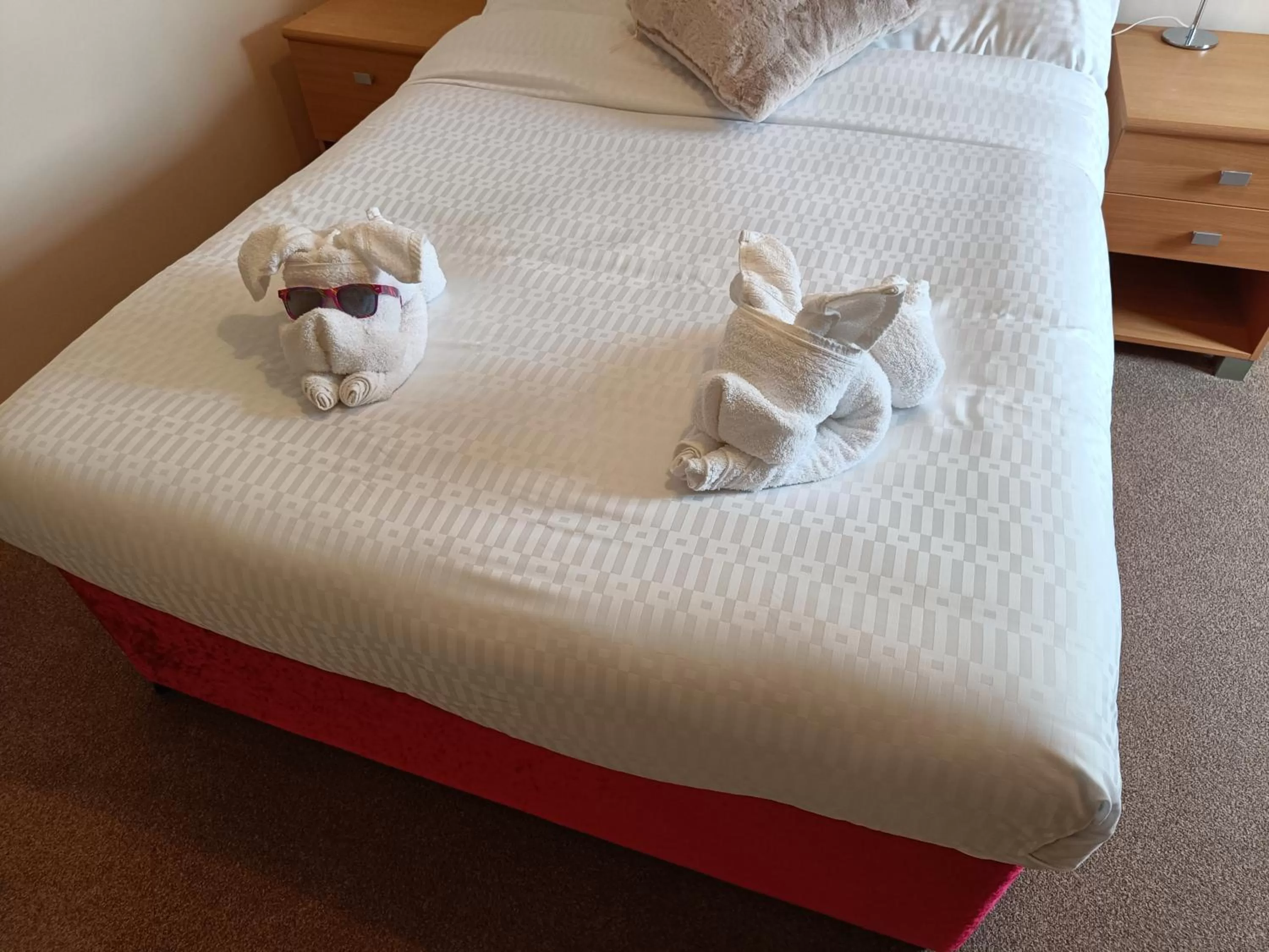 Bed in The Meldon Suite