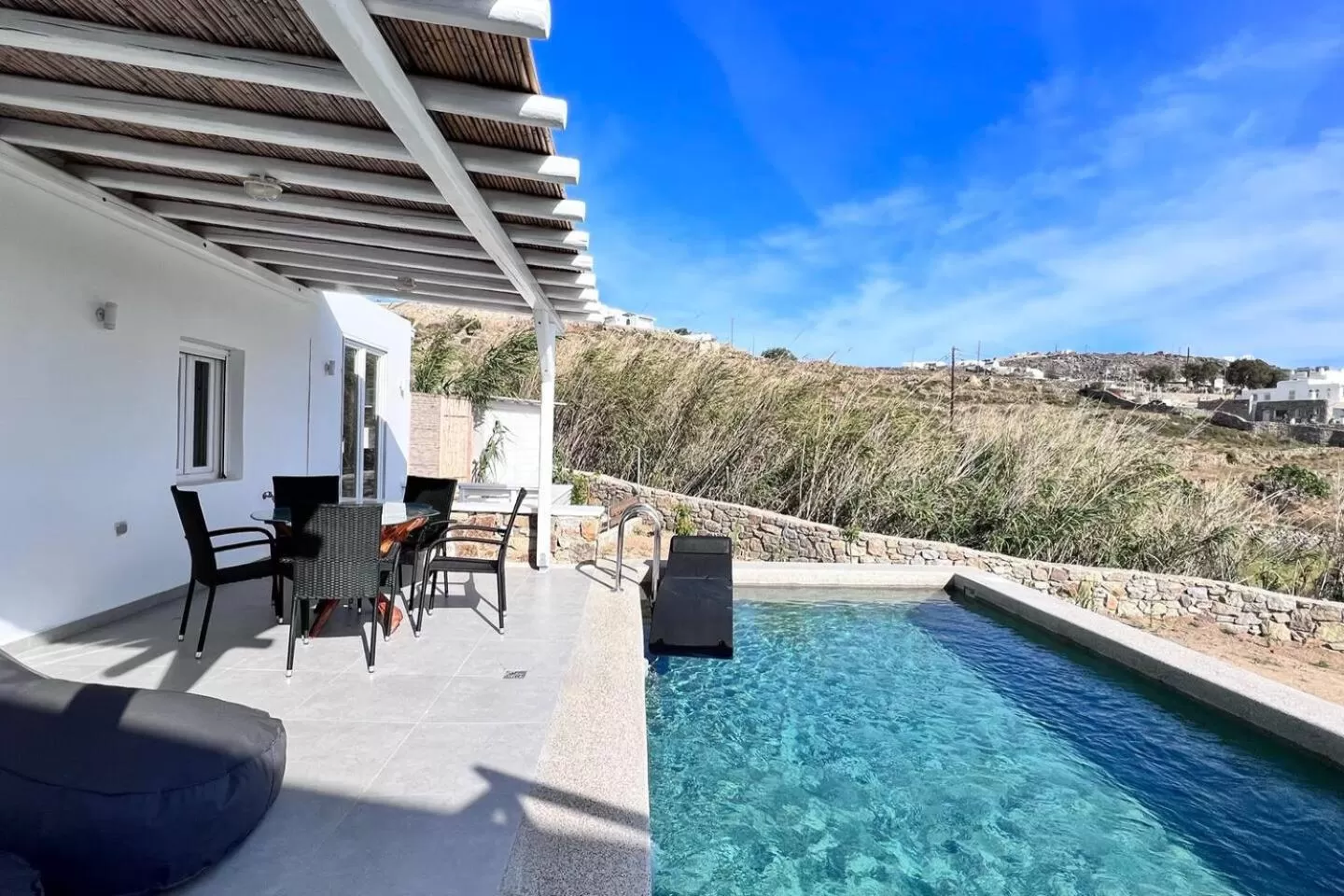 Patio in Amperian Mykonos Suites & Villas