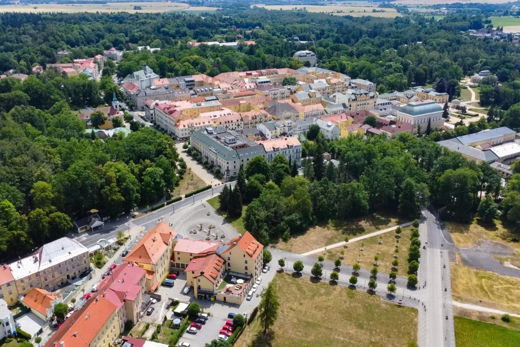 Property building, Bird's-eye View in Spa Hotel Centrum