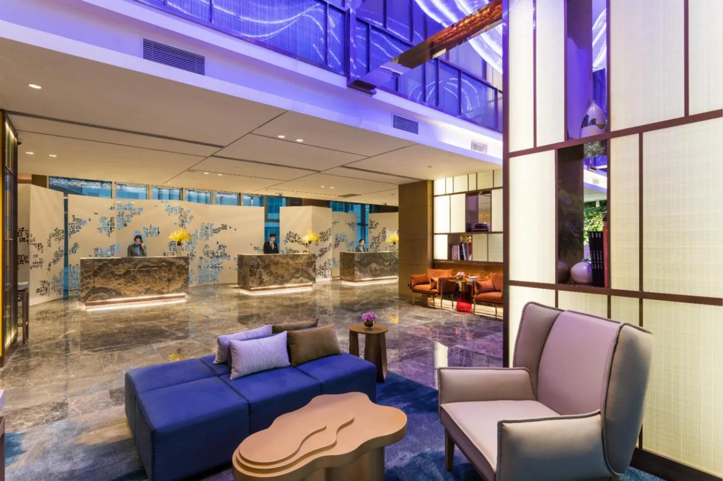 Lobby or reception in Radisson Suzhou