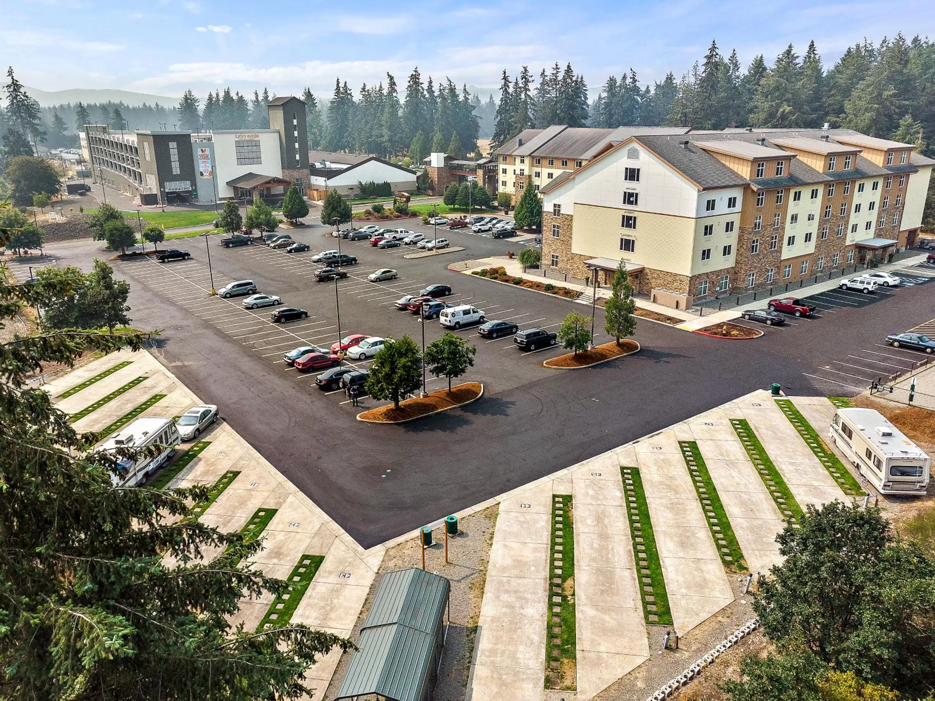 Bird's eye view in Lucky Eagle Casino & Hotel (Washington)