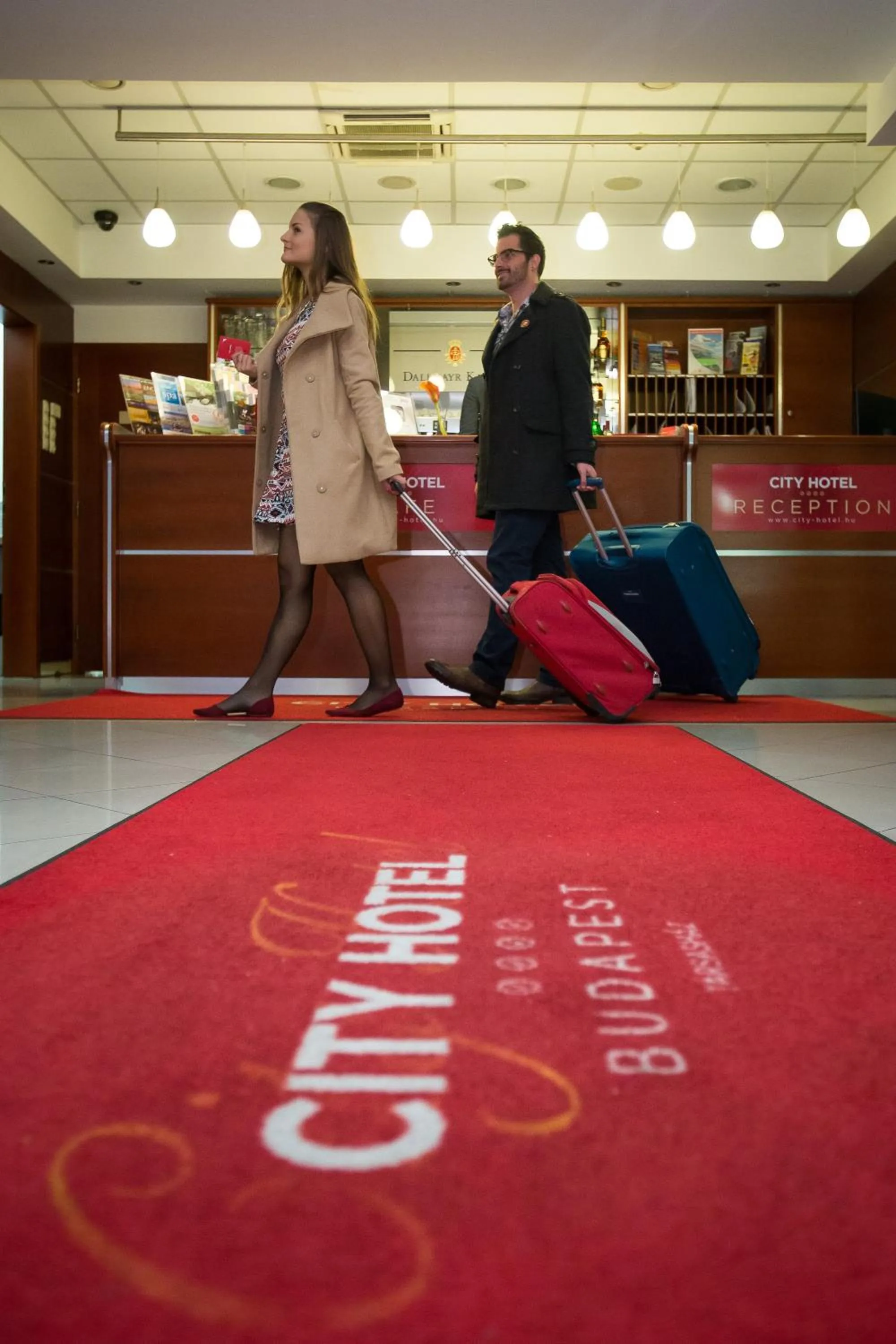 Lobby or reception in City Home Budapest