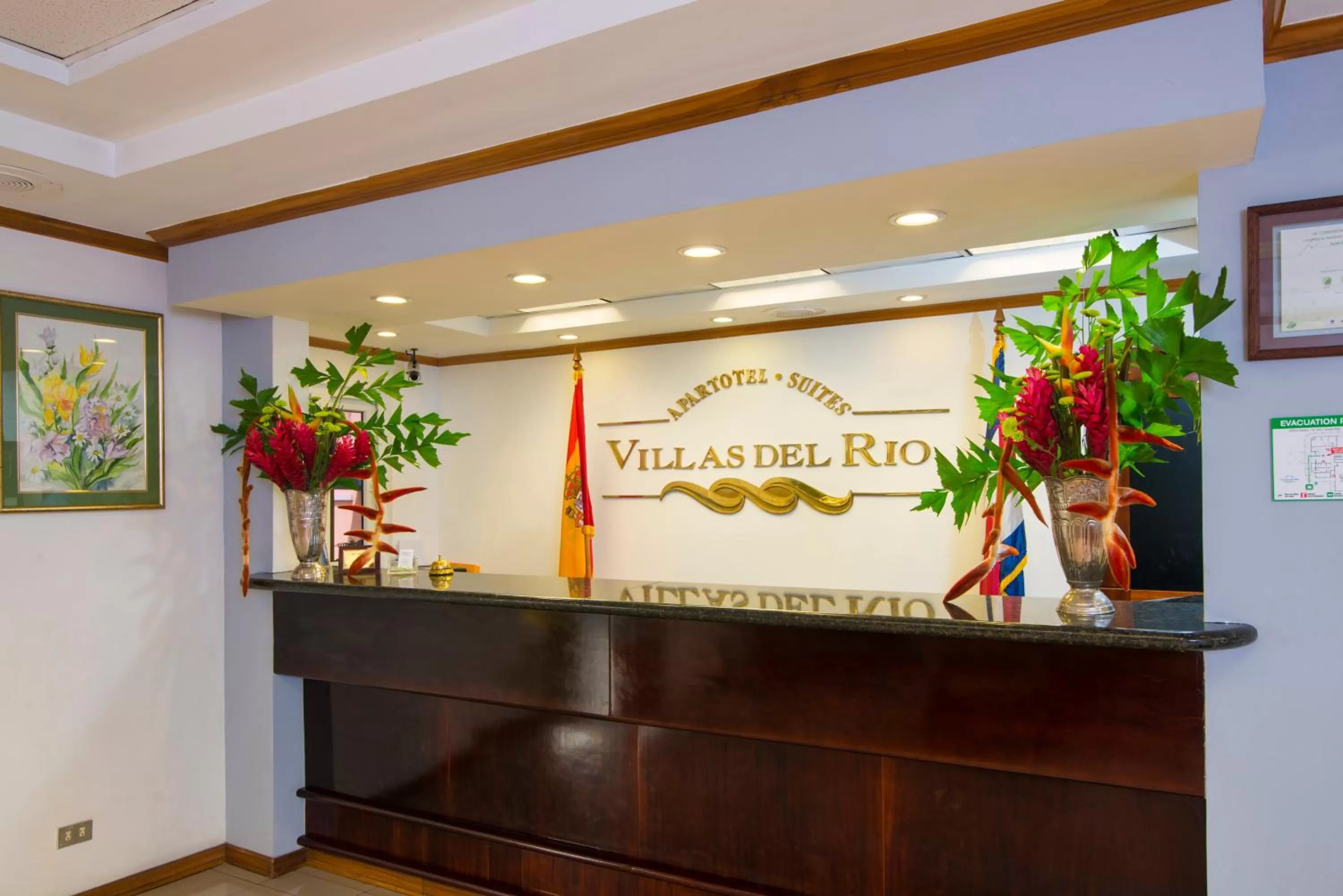 Lobby or reception in Apartotel & Suites Villas del Rio