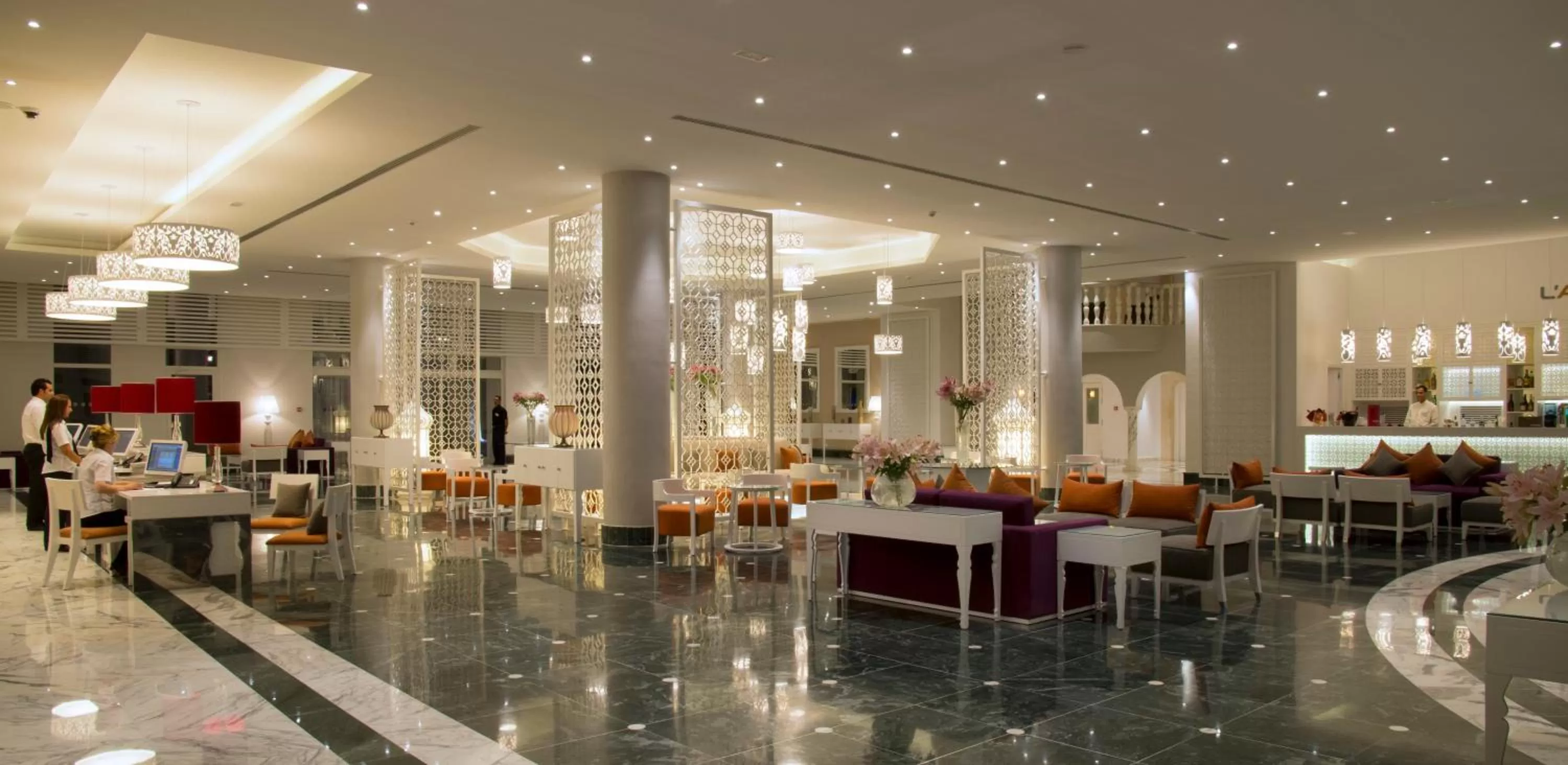 Lobby or reception in Radisson Blu Resort & Thalasso Hammamet