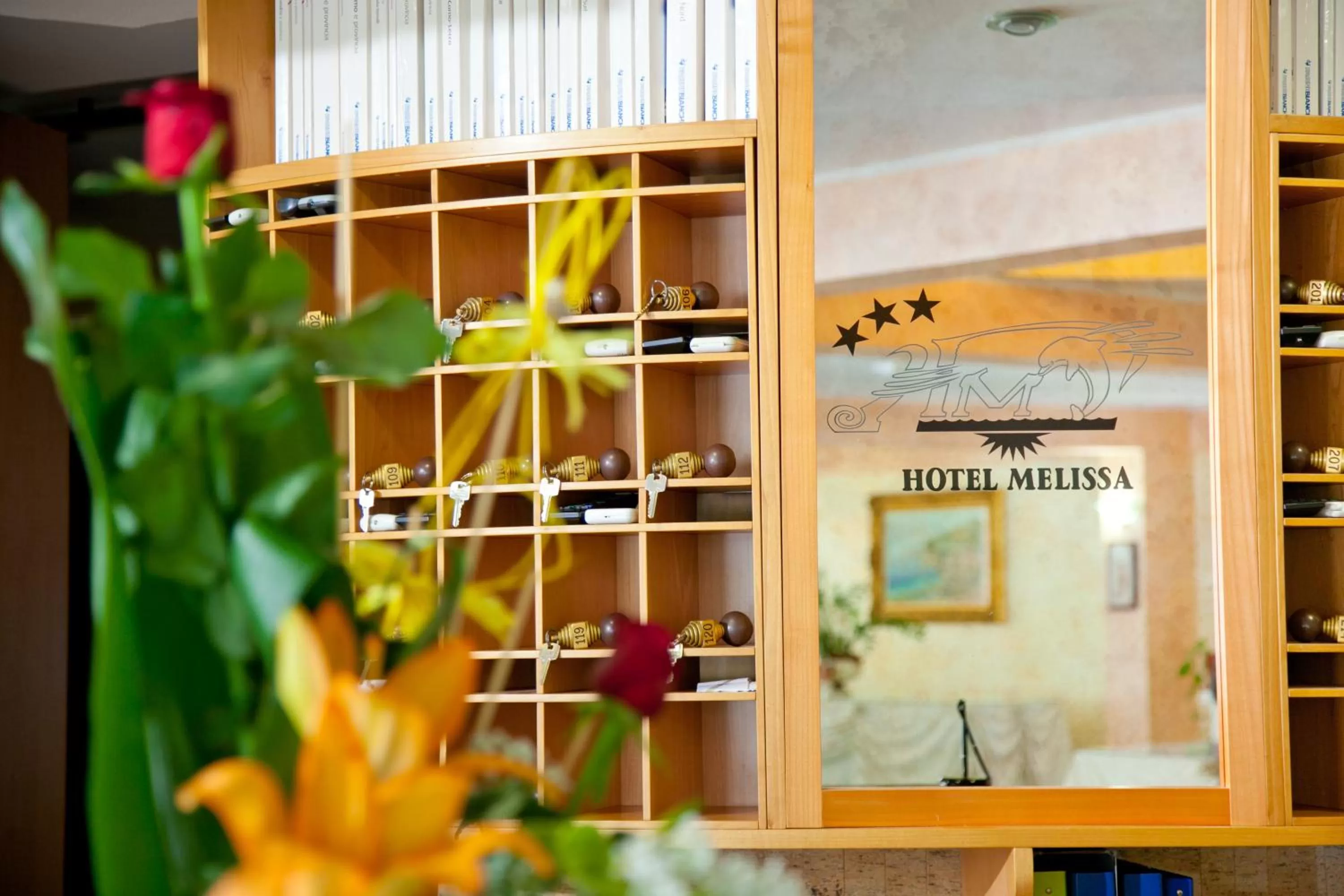 Lobby or reception in Hotel Melissa