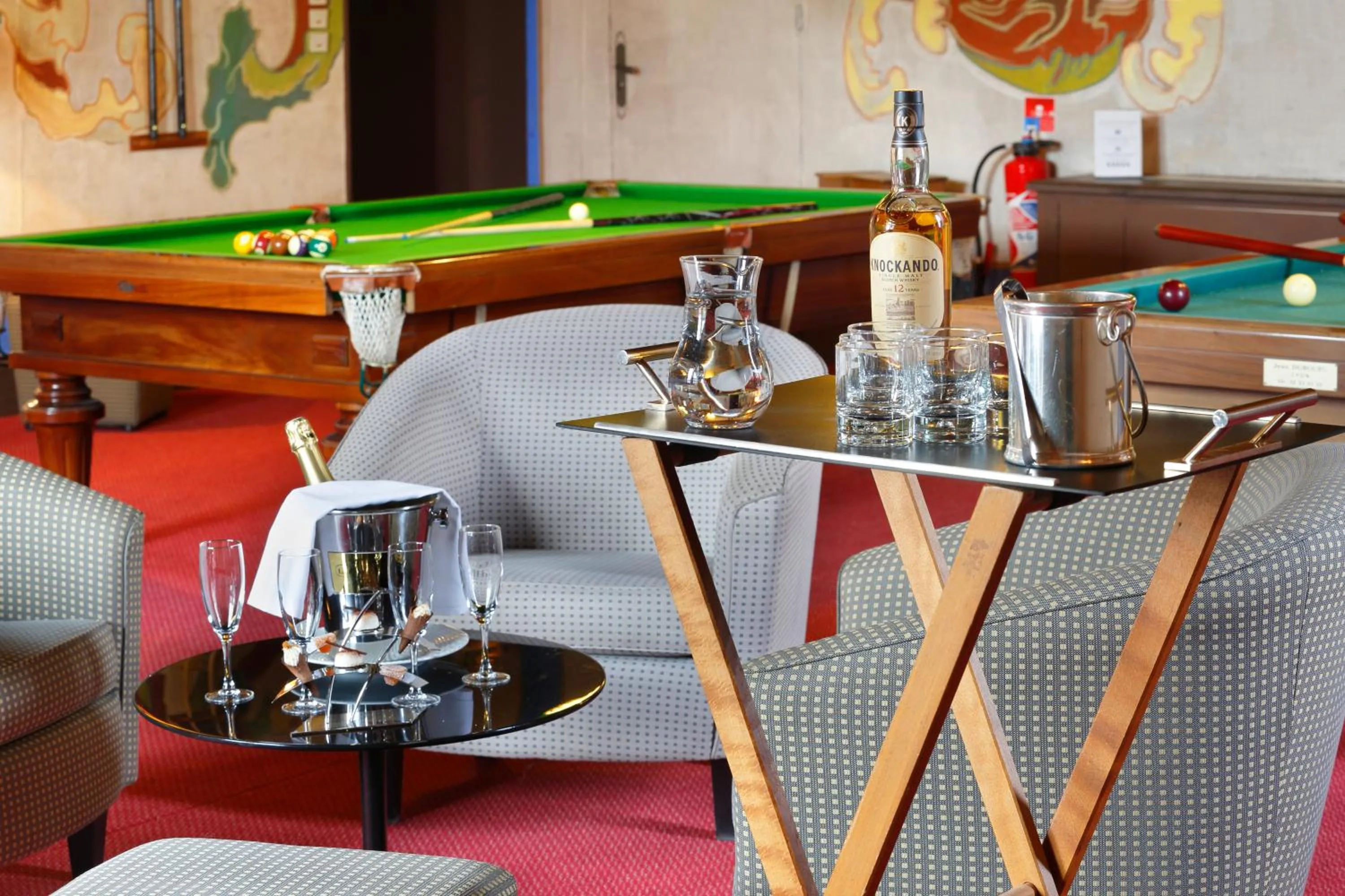 Billiard in Château de Pizay