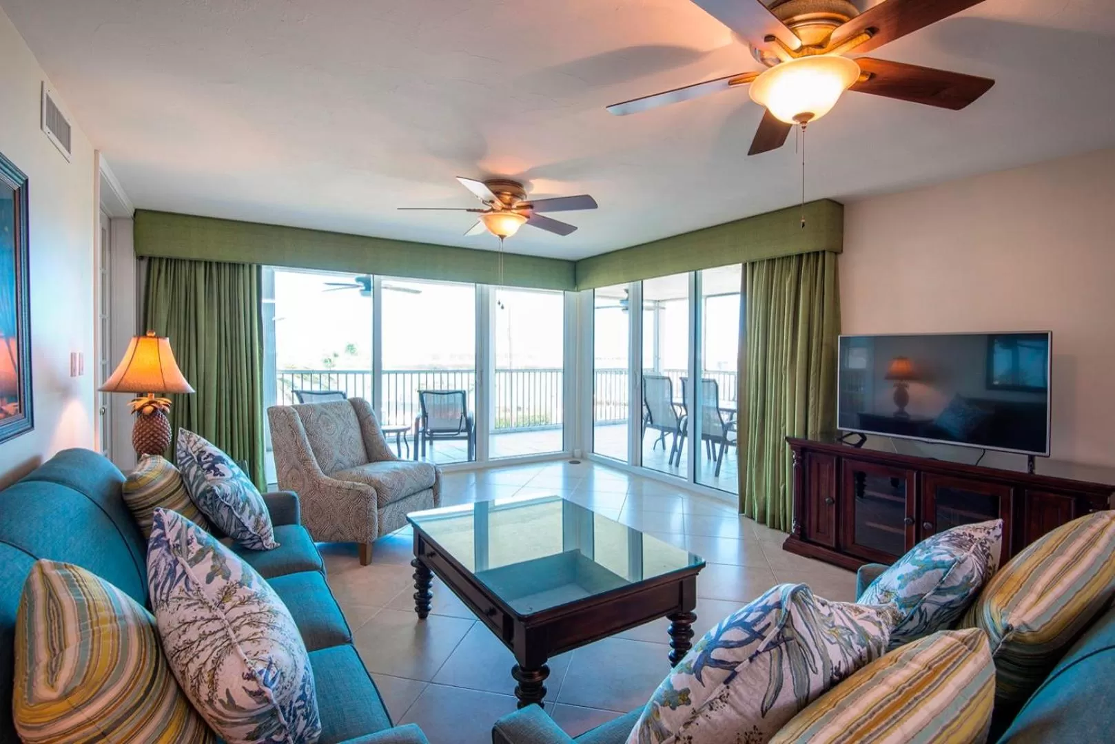 Living room in Hawks Cay Resort