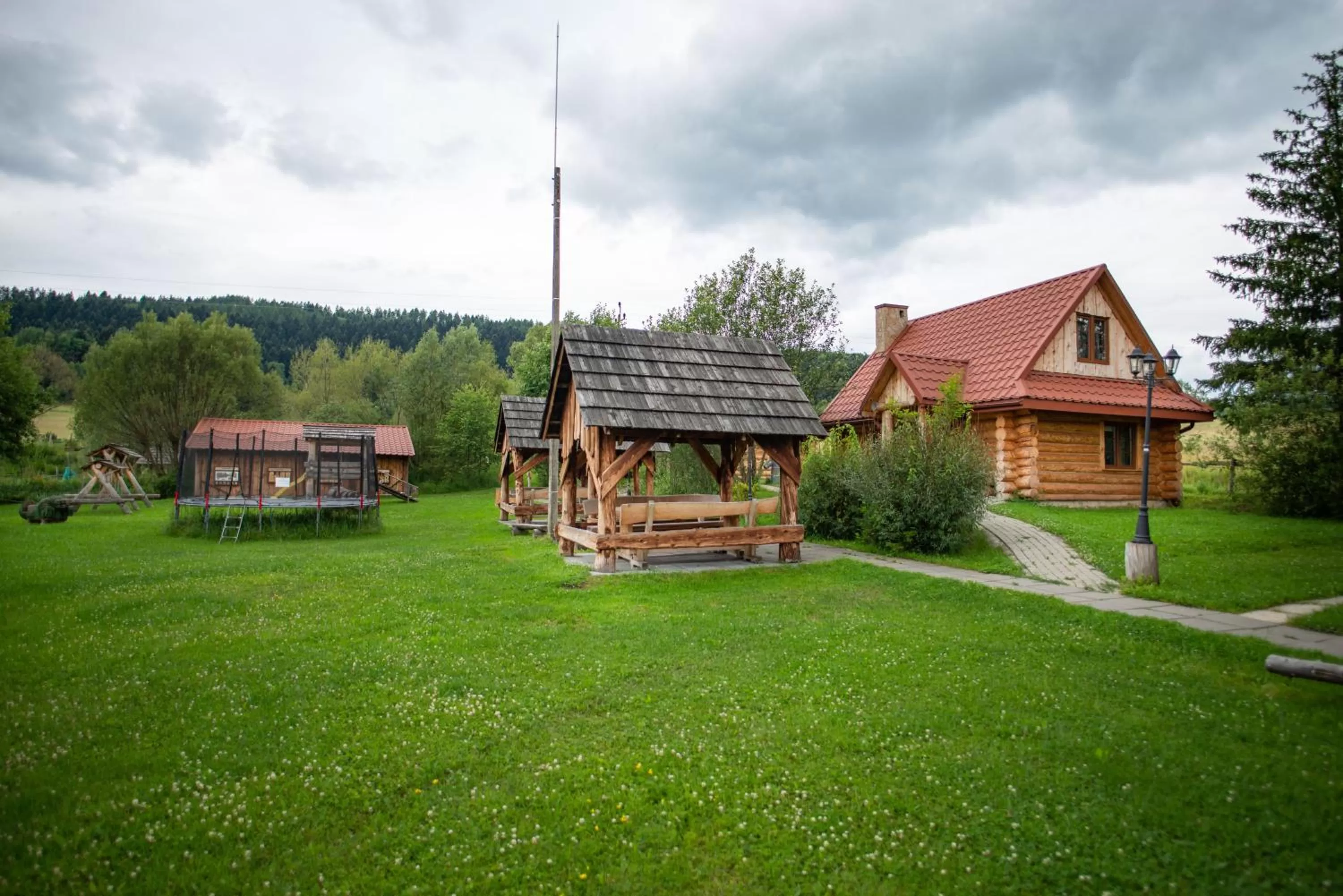 Natural landscape in Gościniec Pięciu Stawów