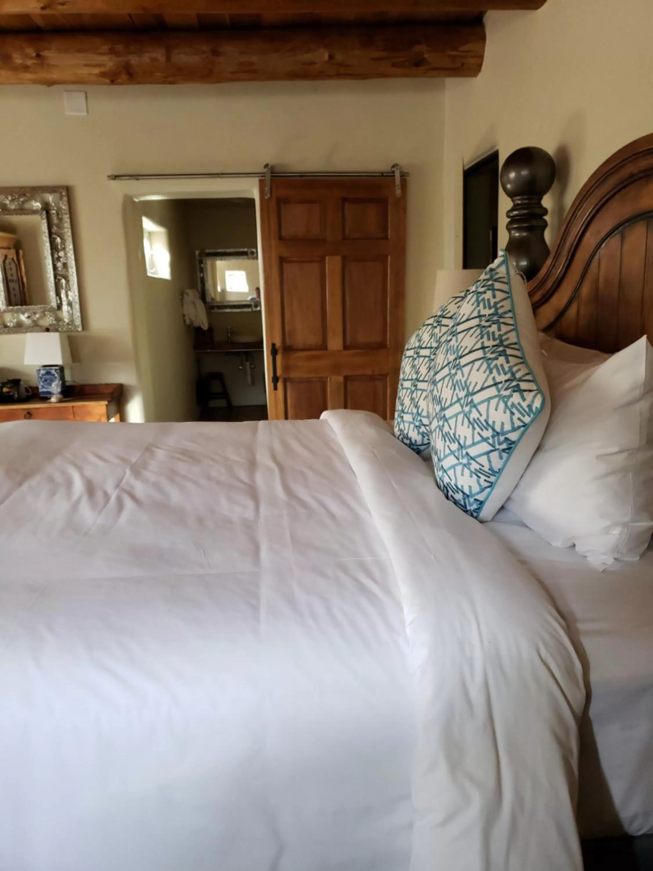 Bed in Abiquiu Inn