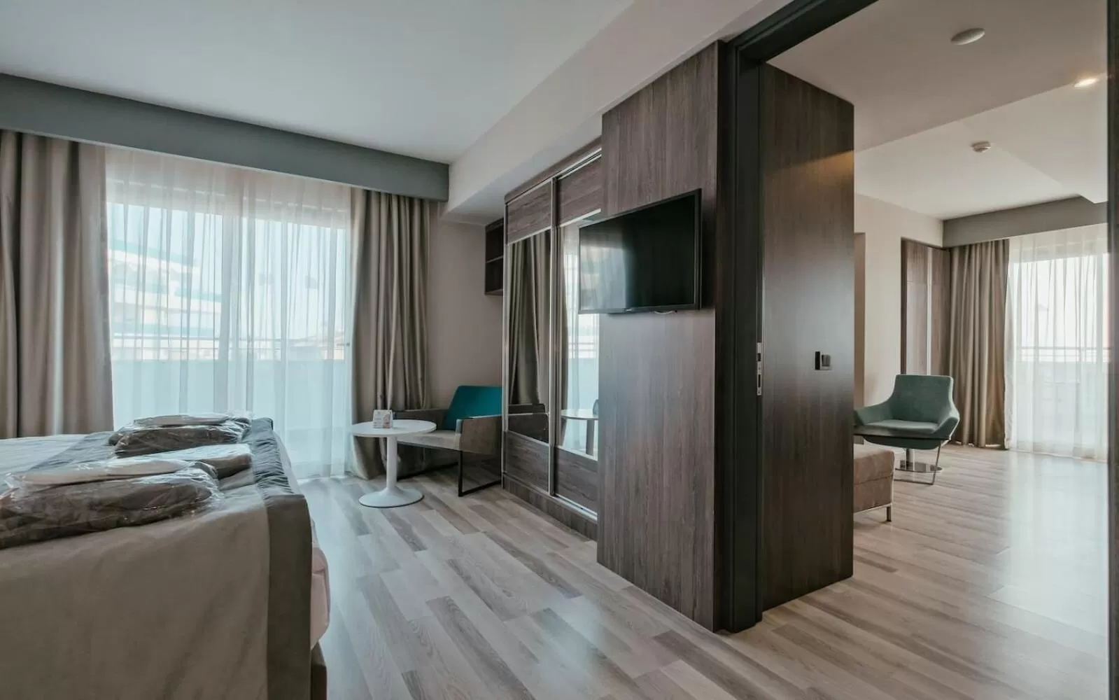 Bedroom, Bed in Sunprime C-Lounge - Adult Only