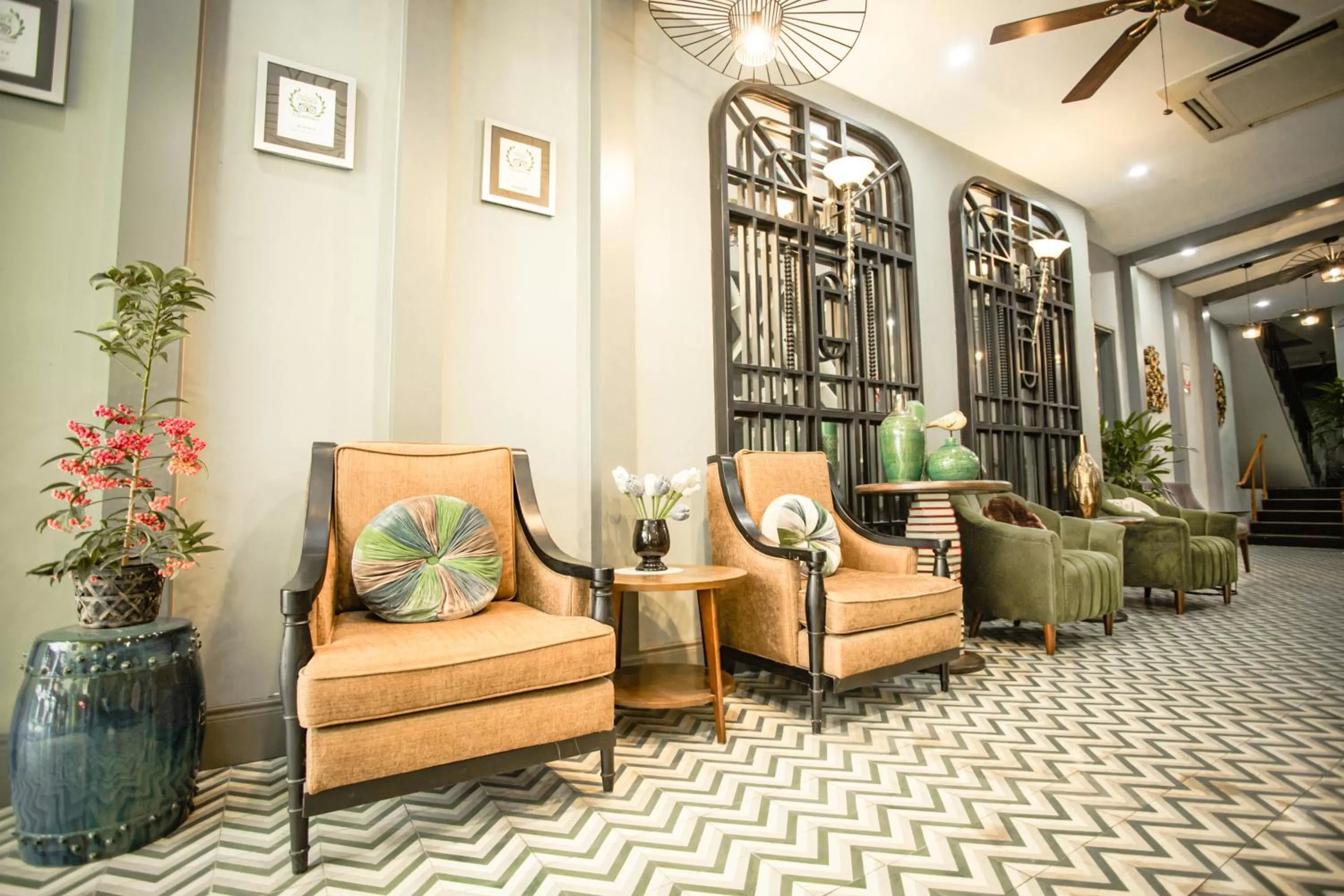 Lobby or reception in Hanoi Center Silk Hotel & Travel