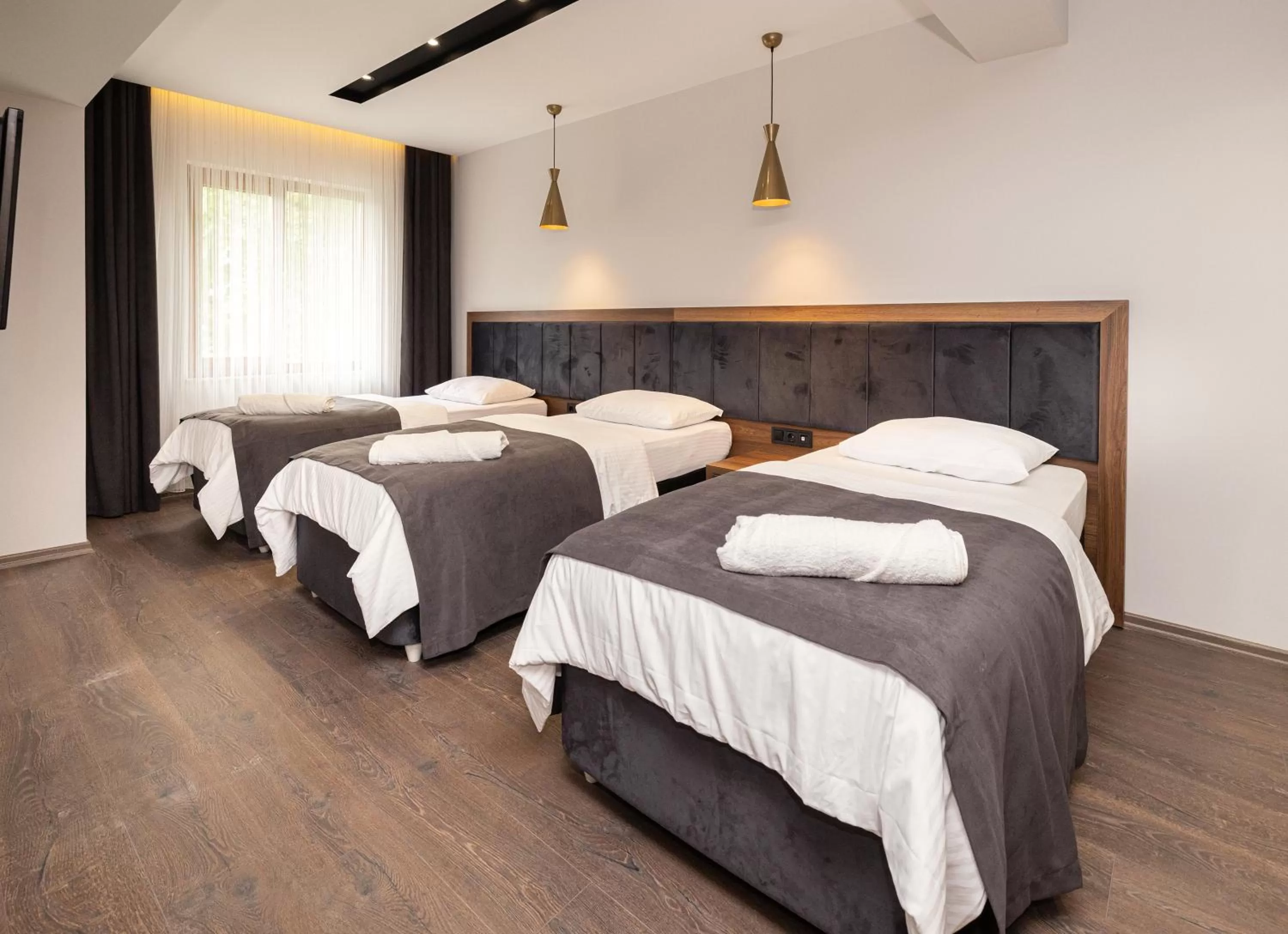 Bed in Türkler Suite Hotel