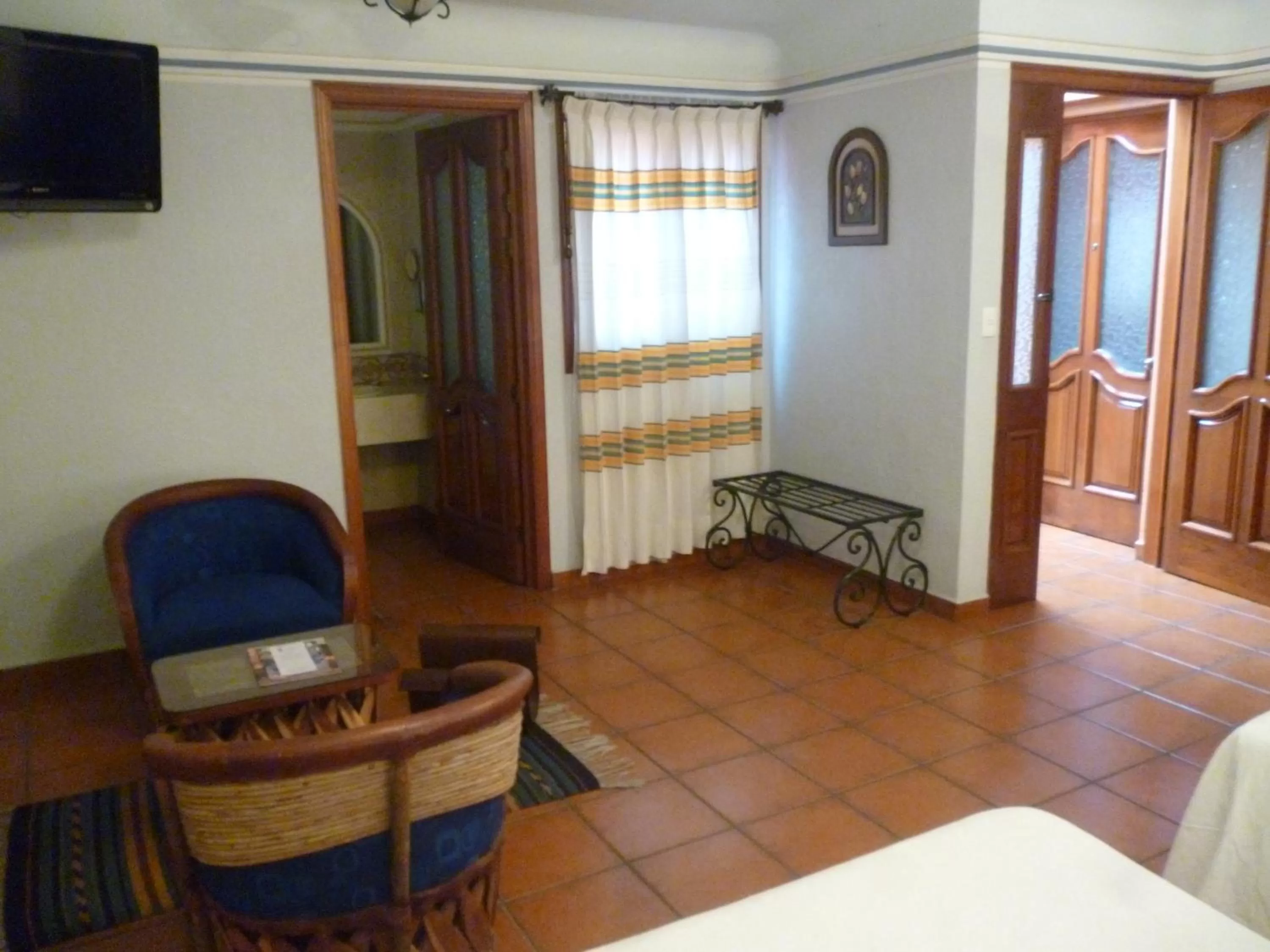 Seating area, Bed in Hotel Boutique Parador San Miguel Oaxaca
