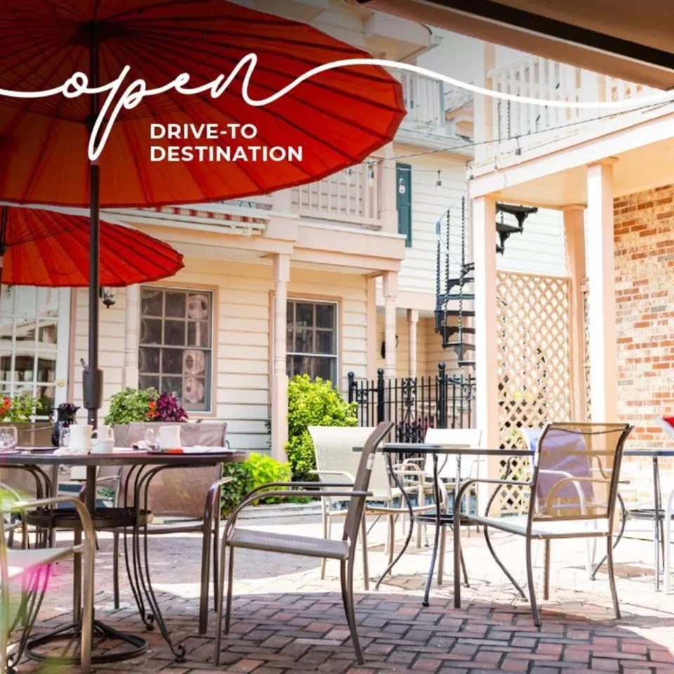 Patio in Old Brick Inn