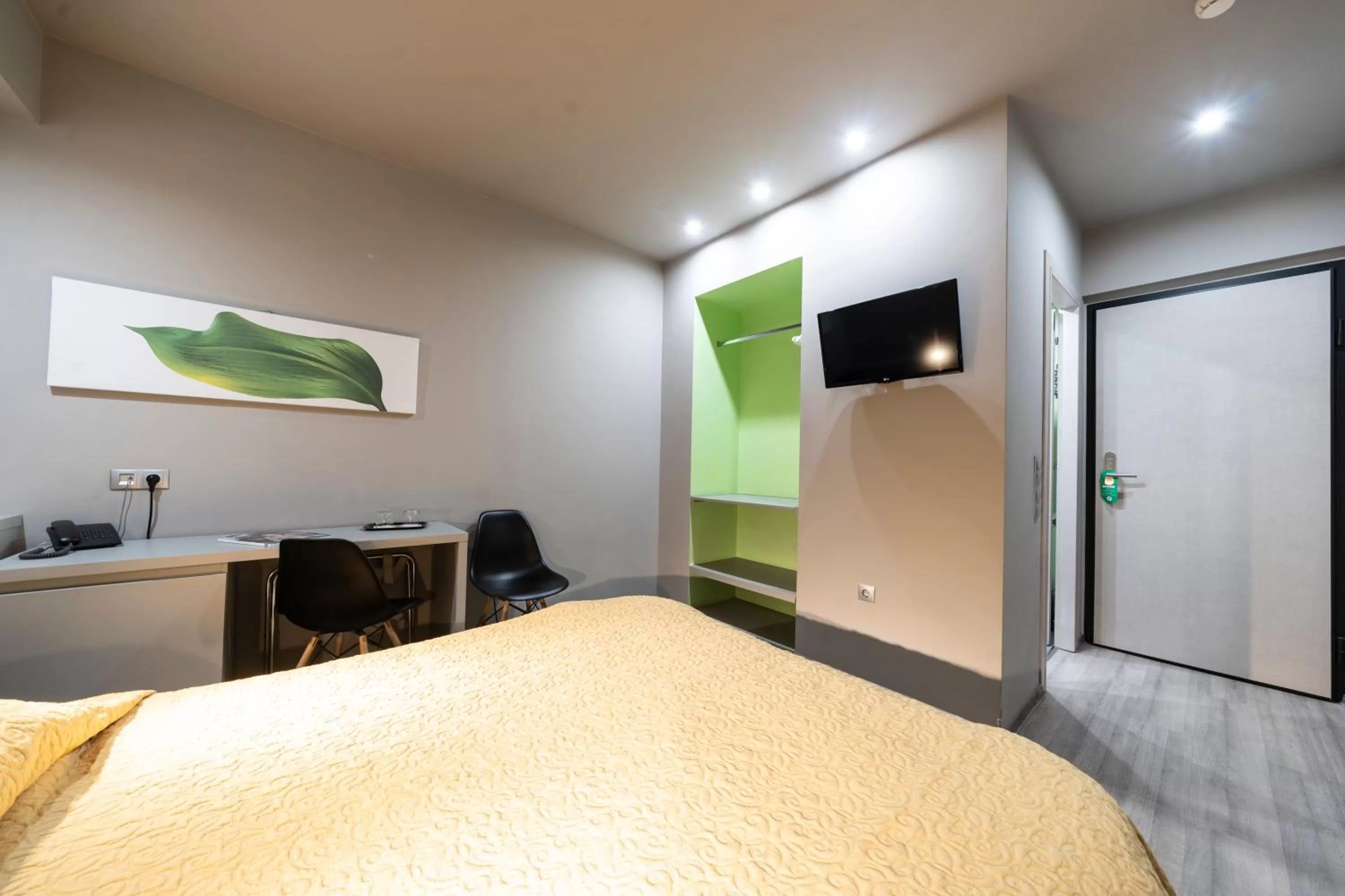 Bed in Vergina Hotel