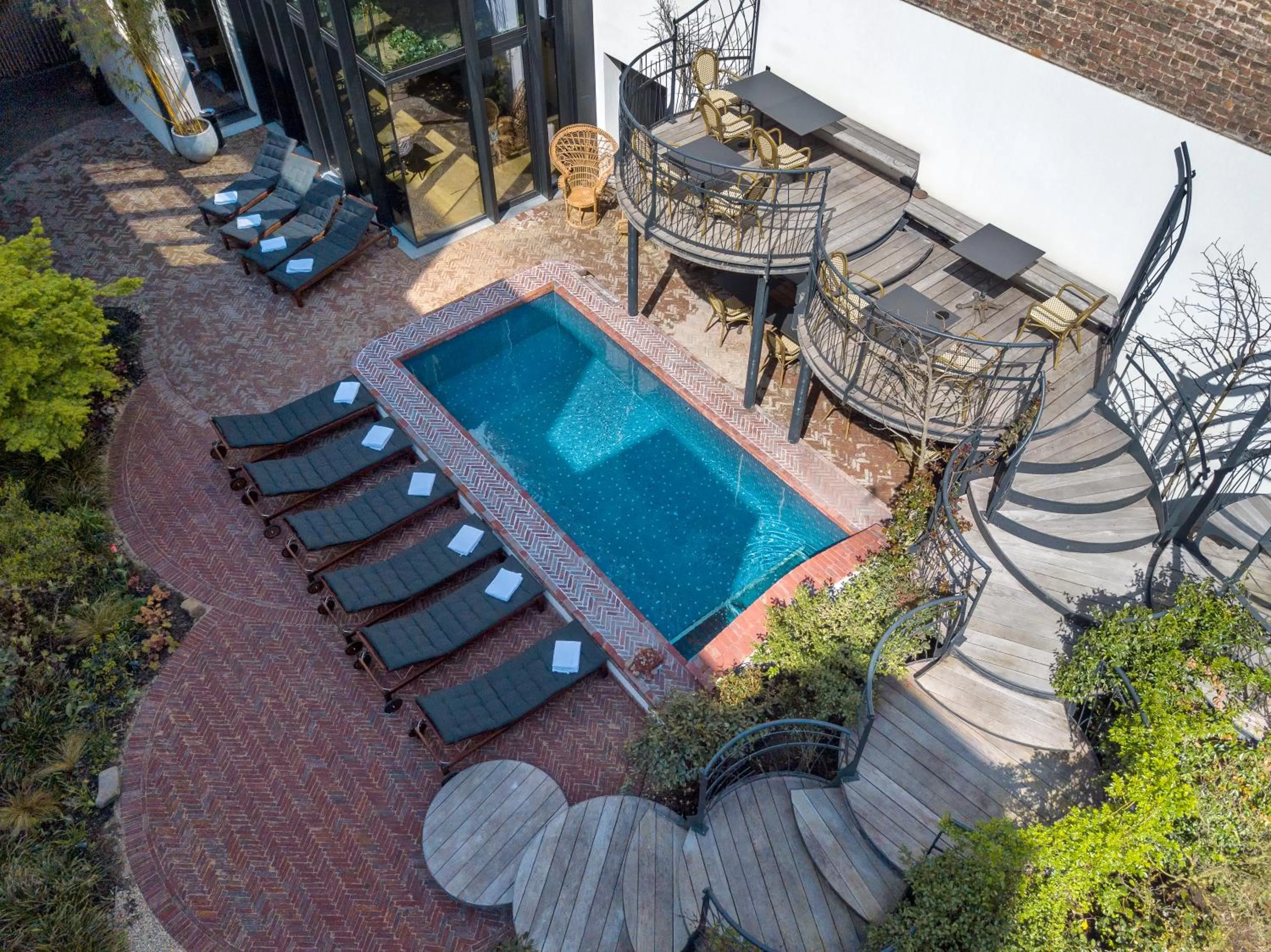 Garden in Latroupe Hotel Le Berger