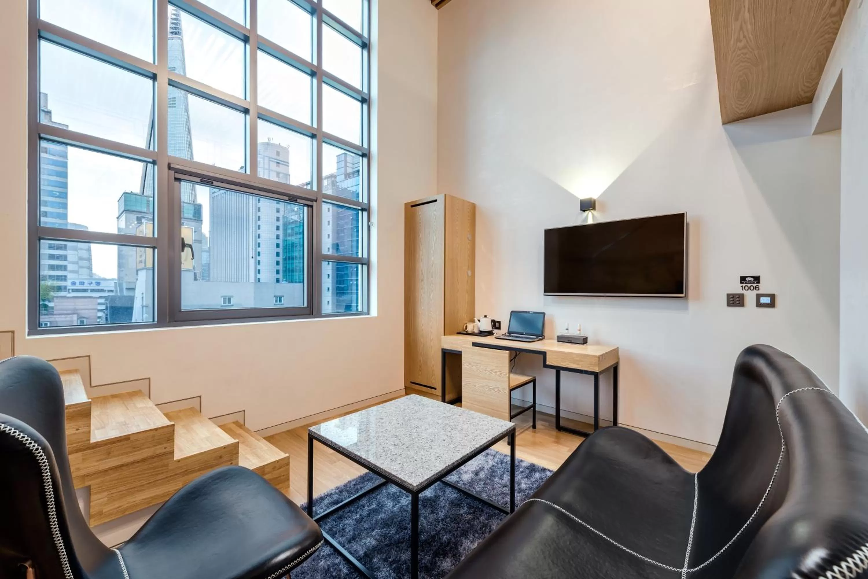 Living room in Delight Hotel Jamsil