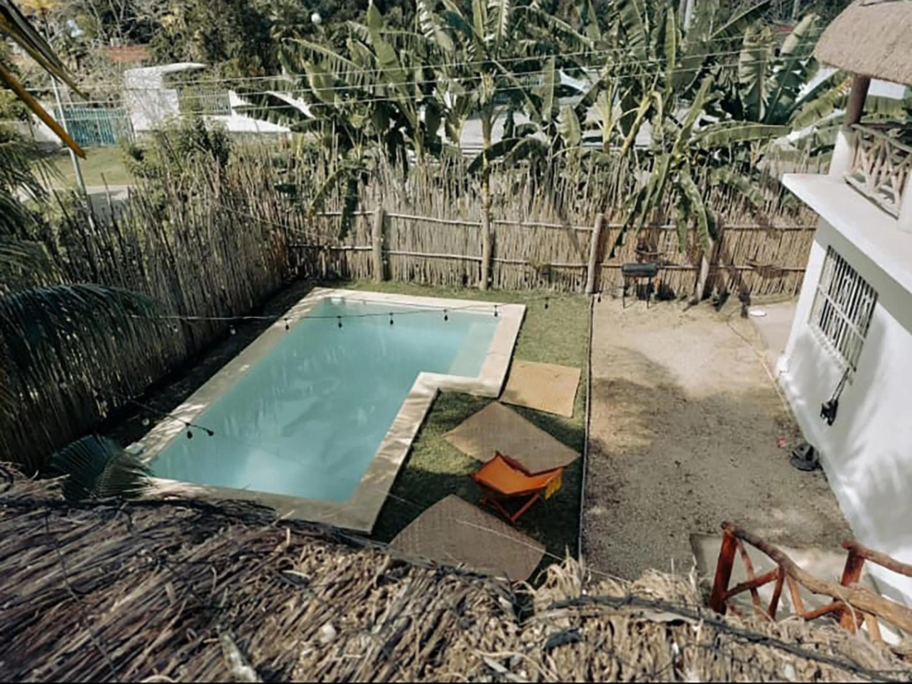 Pool view in Hotel Xa´an Bacalar