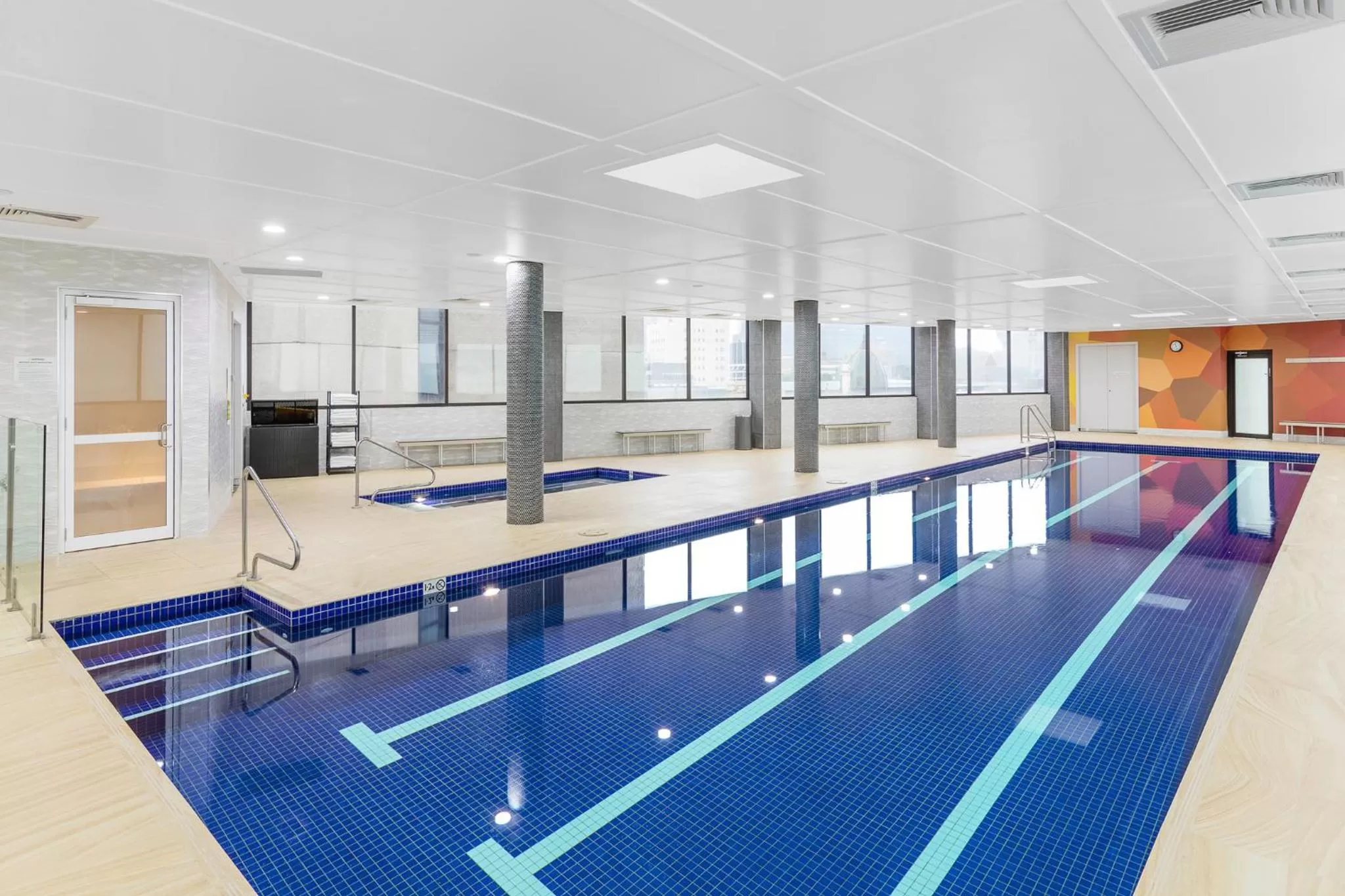 Swimming pool in Meriton Suites Church Street, Parramatta