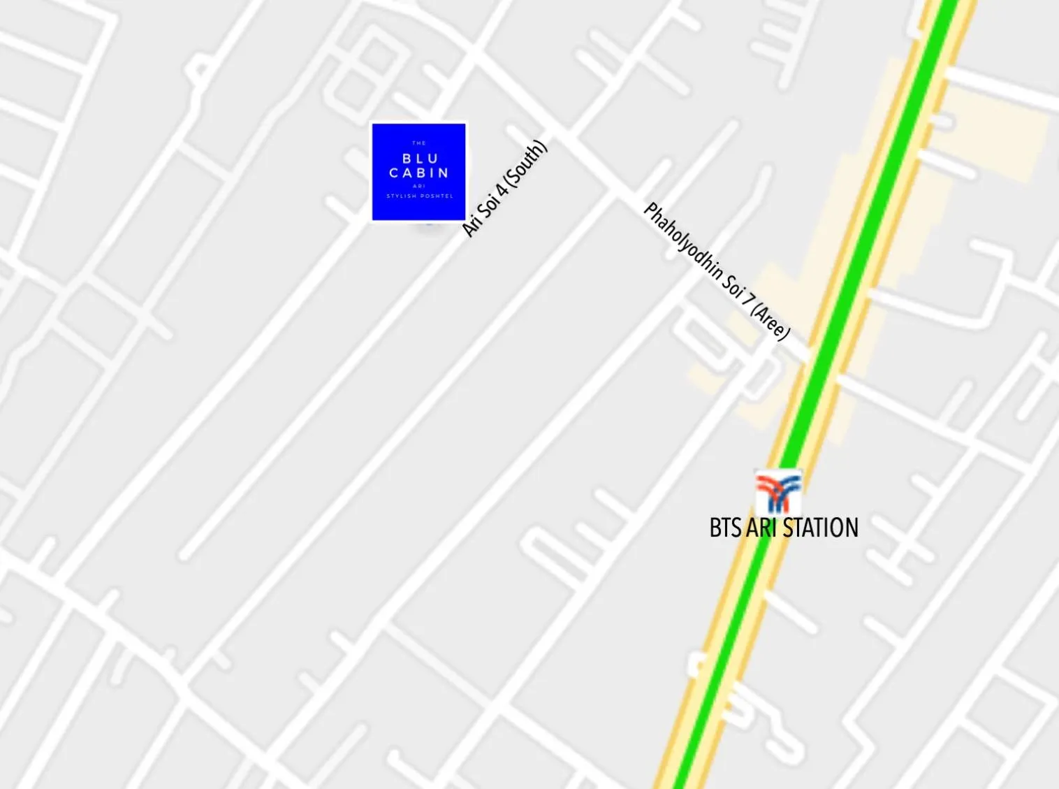 On site in Blu Cabin Ari Stylish Gay Poshtel